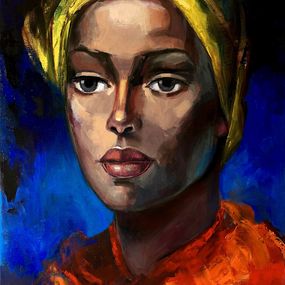 Peinture, African Woman, Reneta Isin