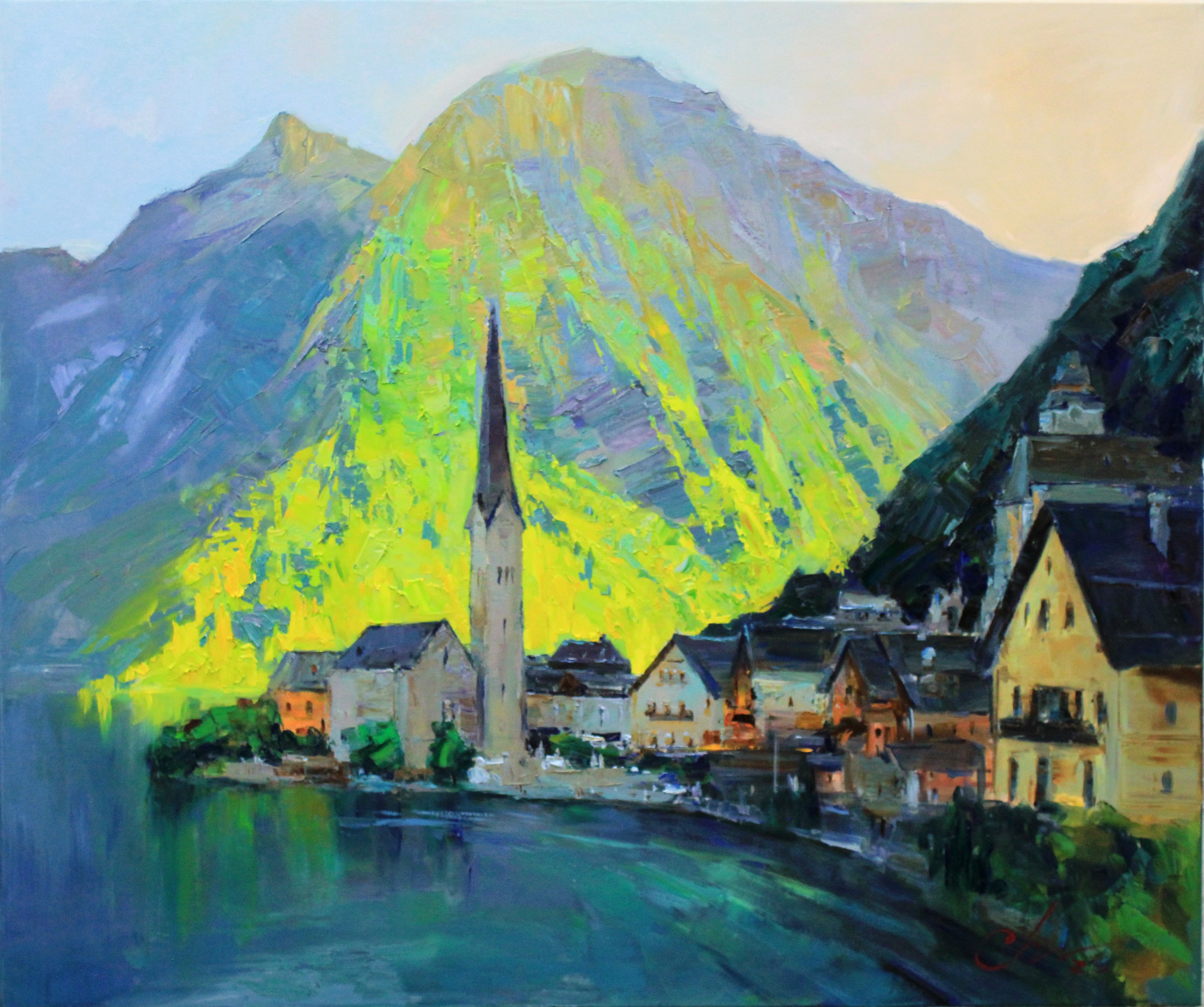 Serhii Cherniakovskyi, Hallstatt Lake Serhii Cherniakovskyi, Hallstatt Lake