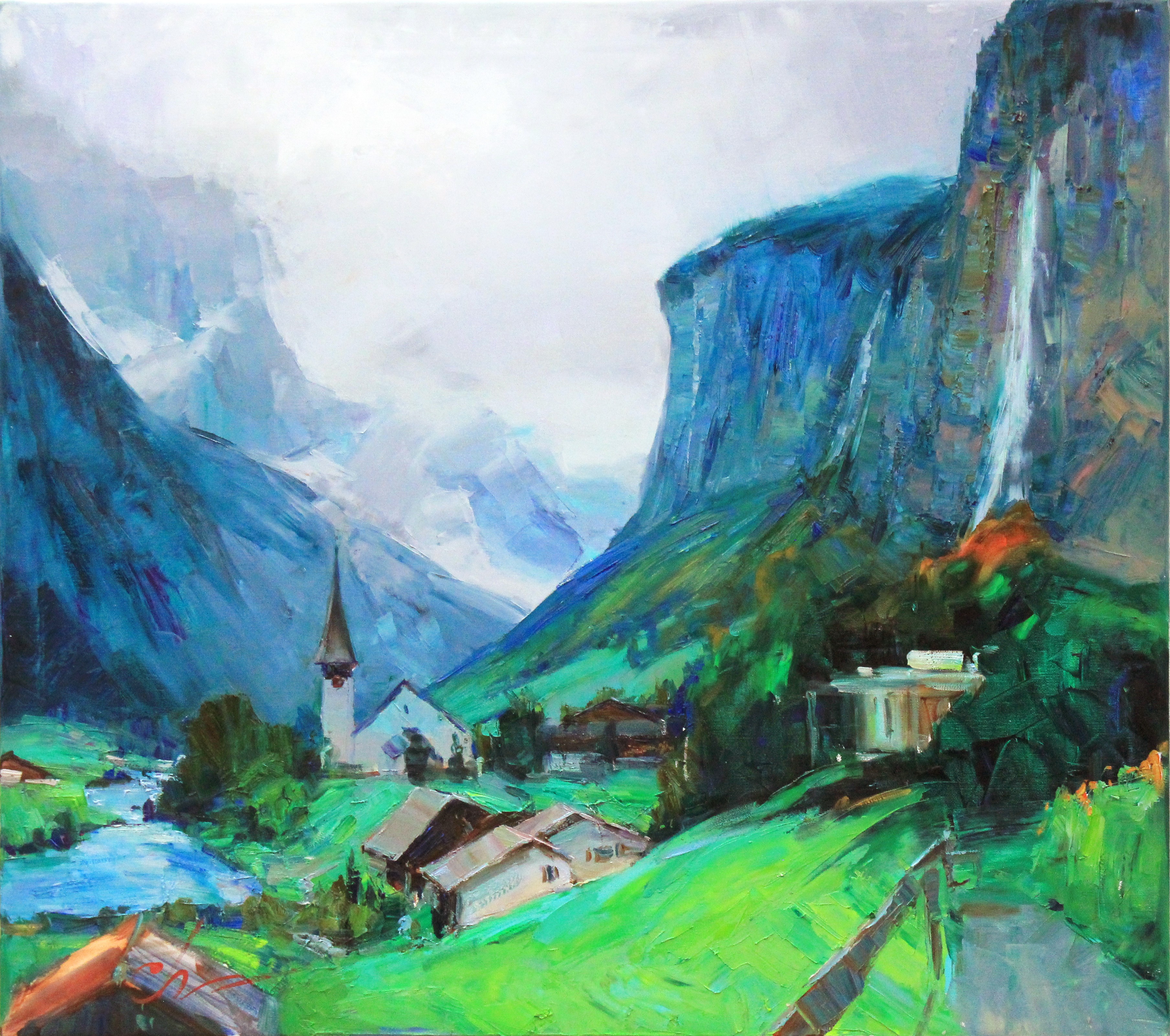 Serhii Cherniakovskyi, Lauterbrunnen valley Serhii Cherniakovskyi, Lauterbrunnen valley