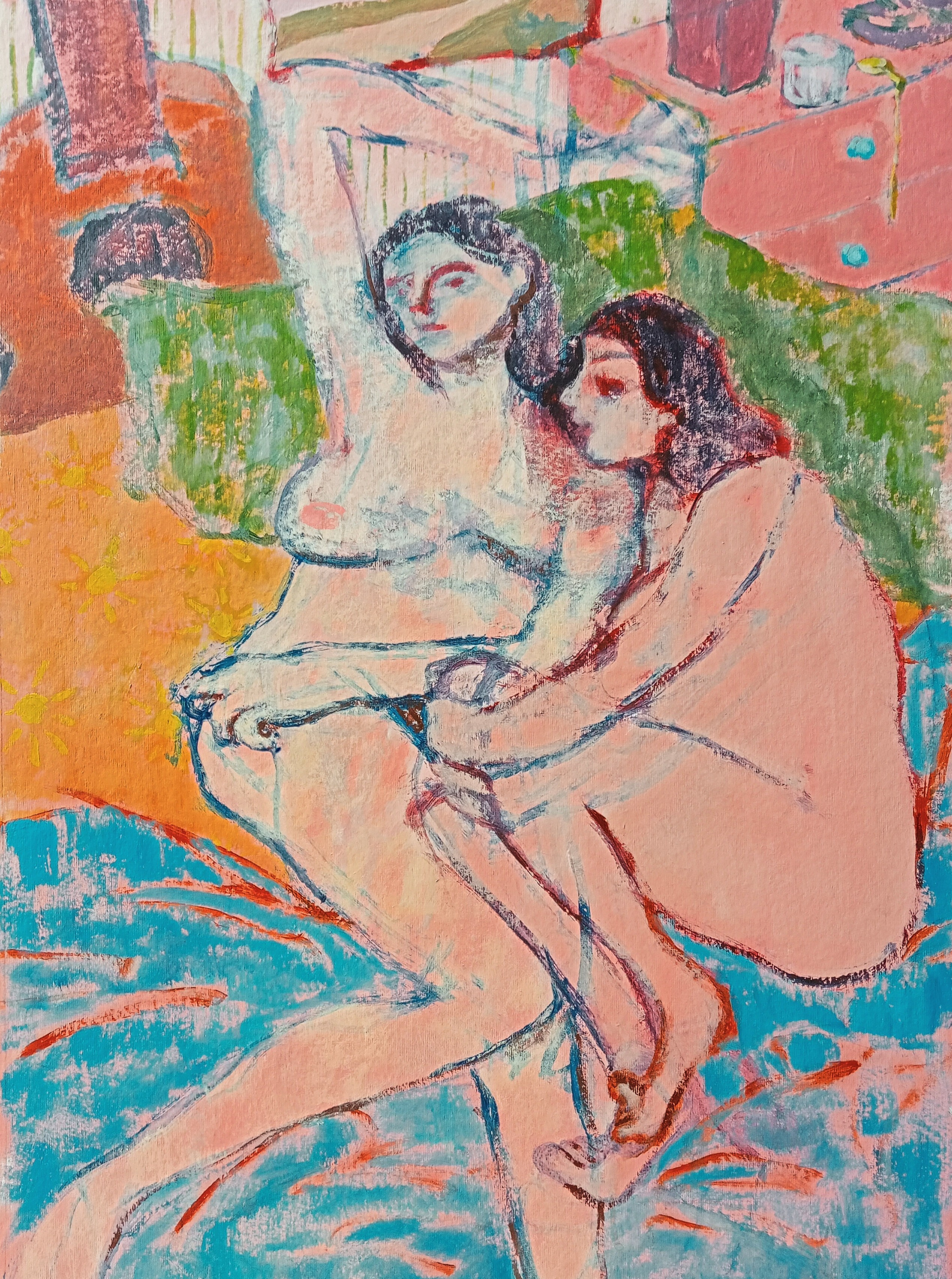 Luigi Iona, Due donne sdraiate Luigi Iona, Due donne sdraiate