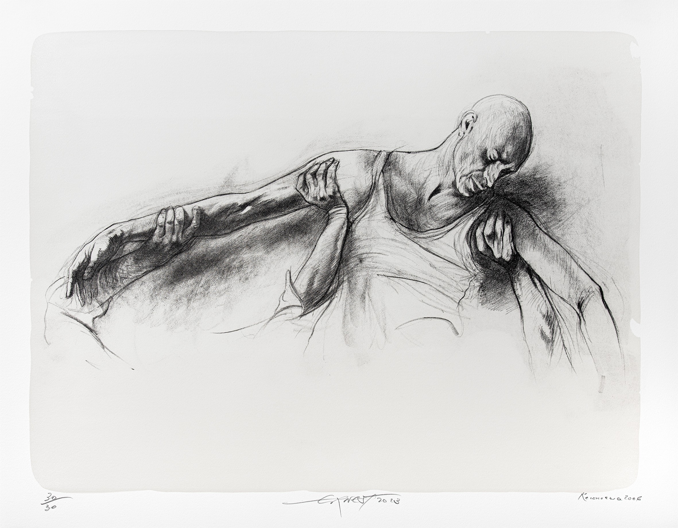 Ernest Pignon-Ernest, Recouvrance 2006 Ernest Pignon-Ernest, Recouvrance 2006