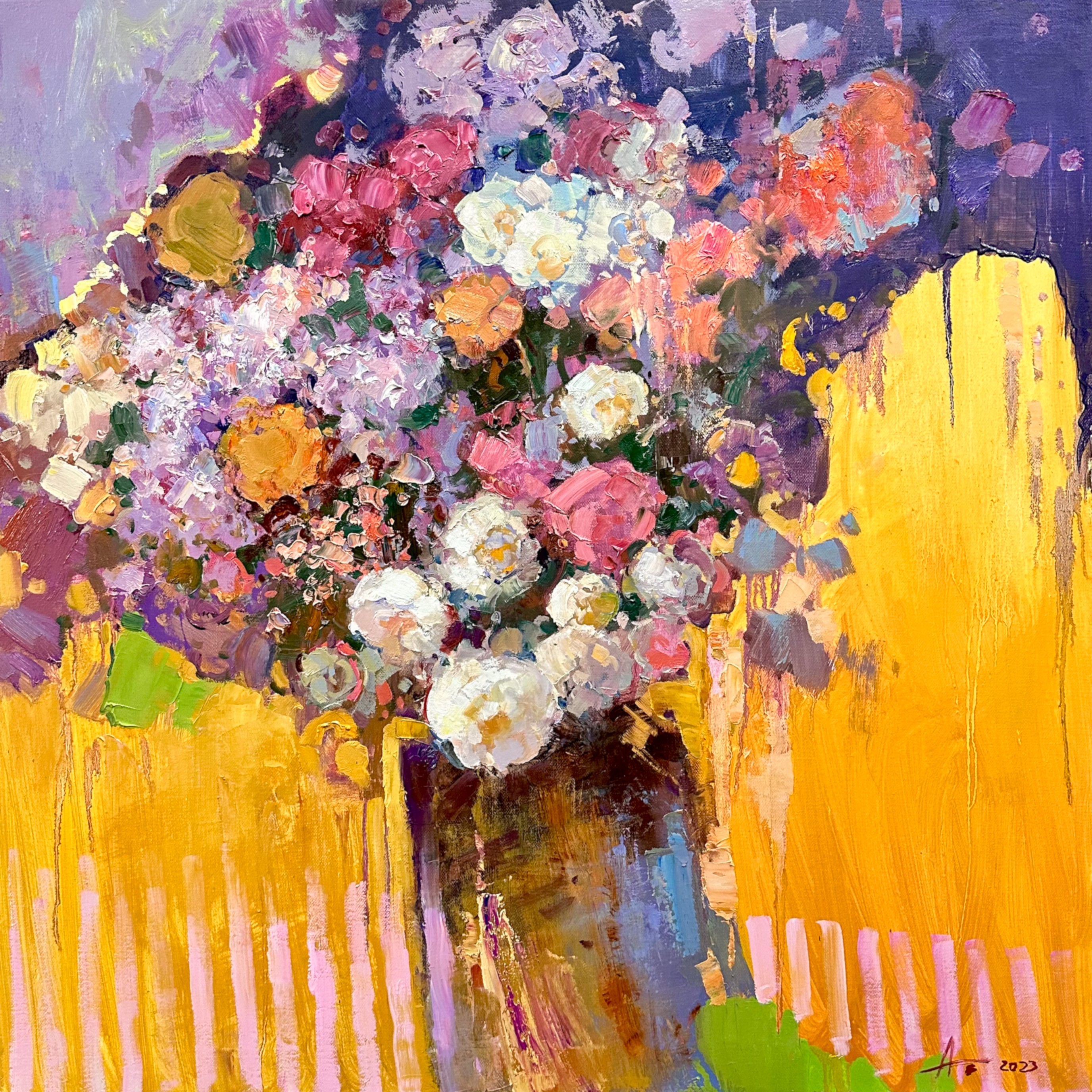 Andrei Belaichuk, Bouquet on Gold Andrei Belaichuk, Bouquet on Gold