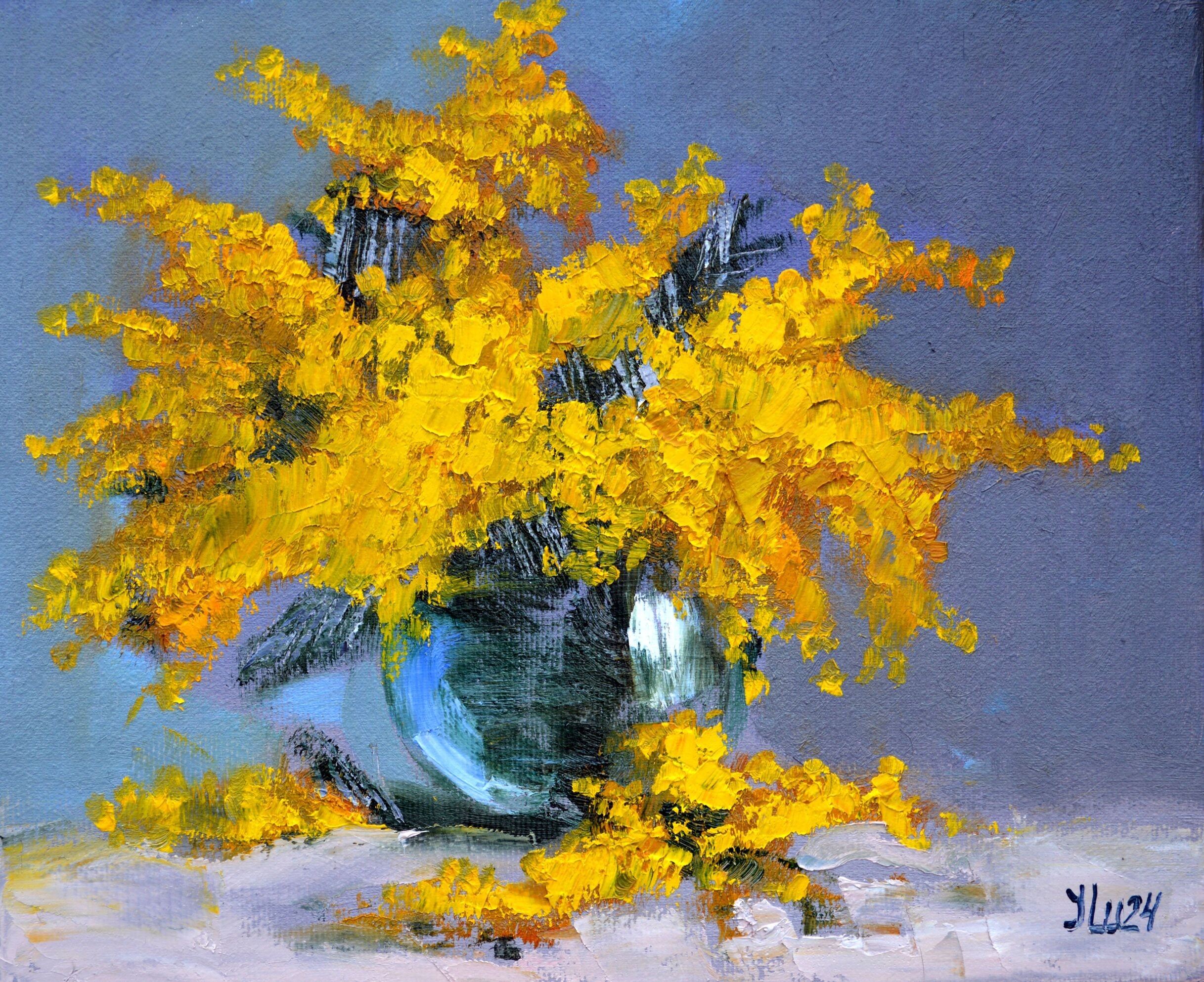 Elena Lukina, Bouquet of mimosa Elena Lukina, Bouquet of mimosa