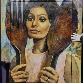 Gemälde, Sophia Loren "Kitchen", Peter Donkersloot