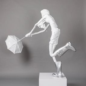 Sculpture, Silver Wind, Bret Reilly