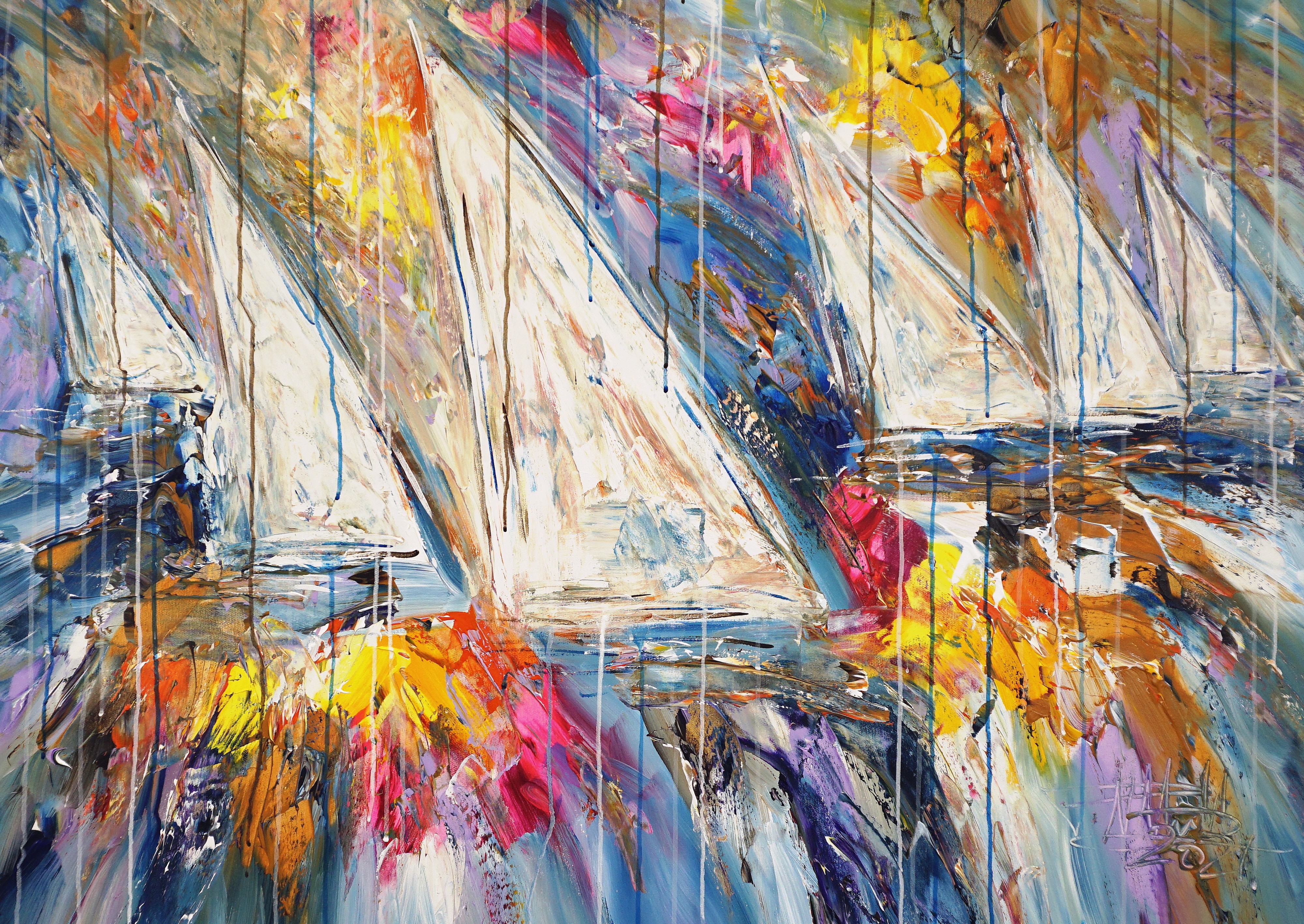 Peter Nottrott, Stormy sailing Regatta M 1 Peter Nottrott, Stormy sailing Regatta M 1