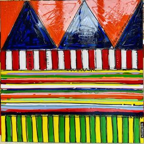 Painting, Code barre (Circus ), David Ferreira
