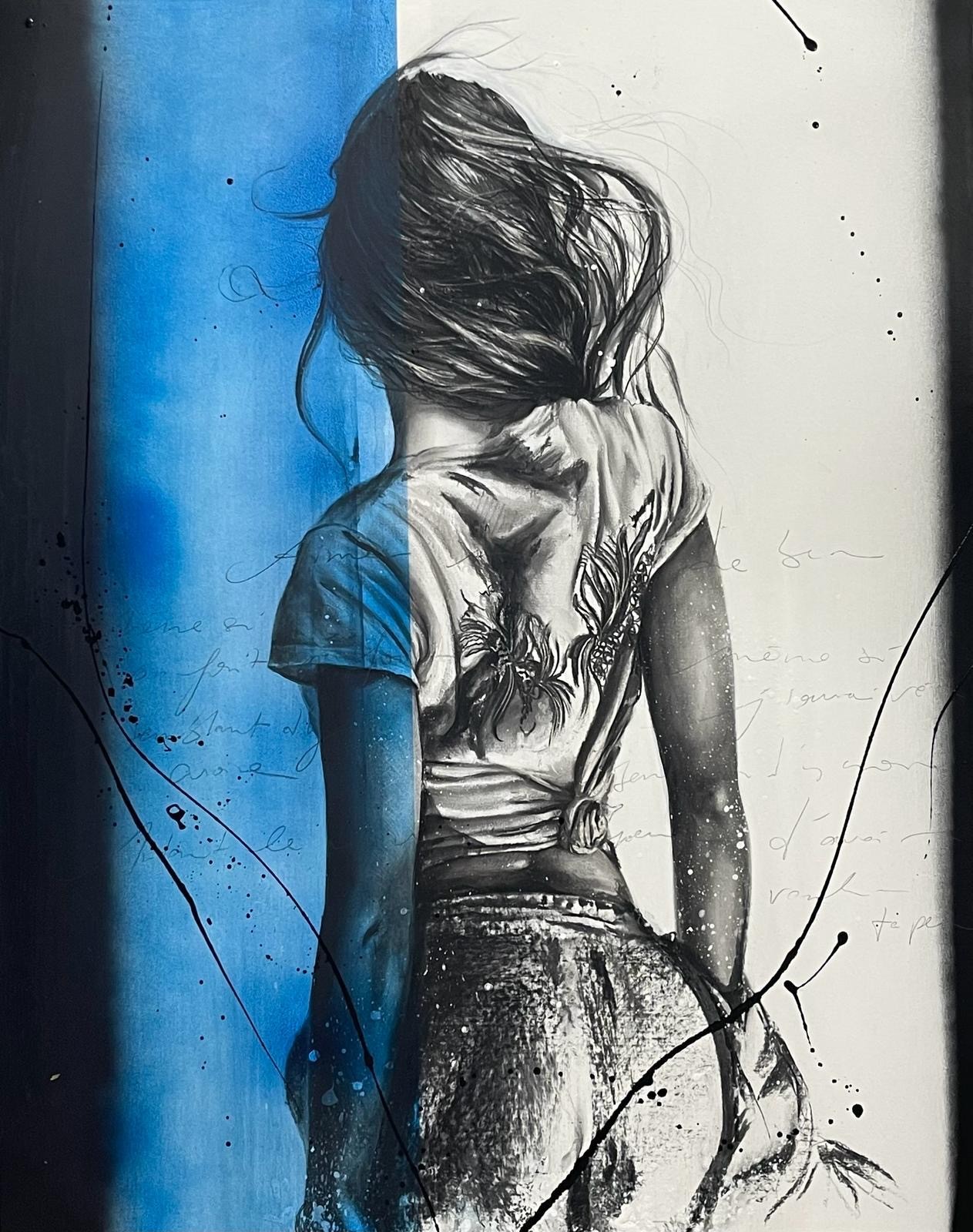 Cécile Desserle, A l'encre bleue Cécile Desserle, A l'encre bleue