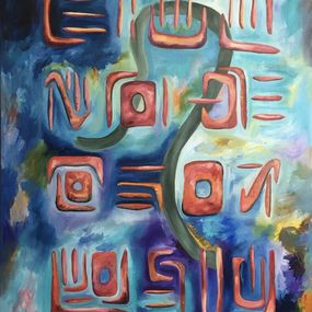 Pintura, Sans titre - Habibi Neshama, Julie Ruelle