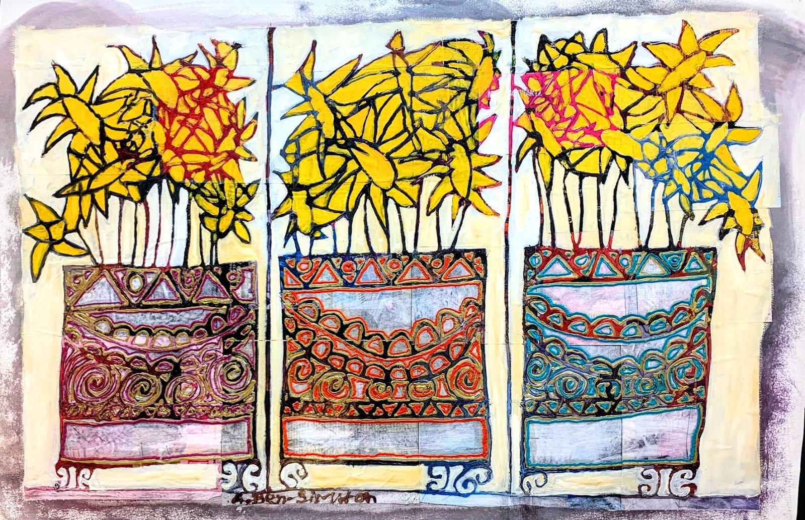 Avi Ben Simhon, Ancient Sunflowers Avi Ben Simhon, Ancient Sunflowers