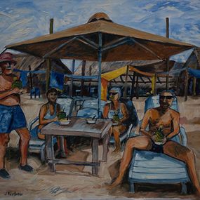 Pittura, Descansando en el Caribe, Jordi Turbau
