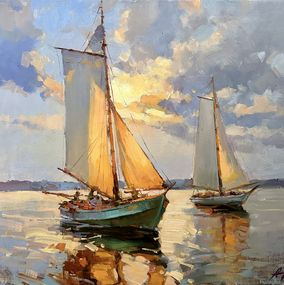 Gemälde, Light Wind in the Sails, Andrei Belaichuk