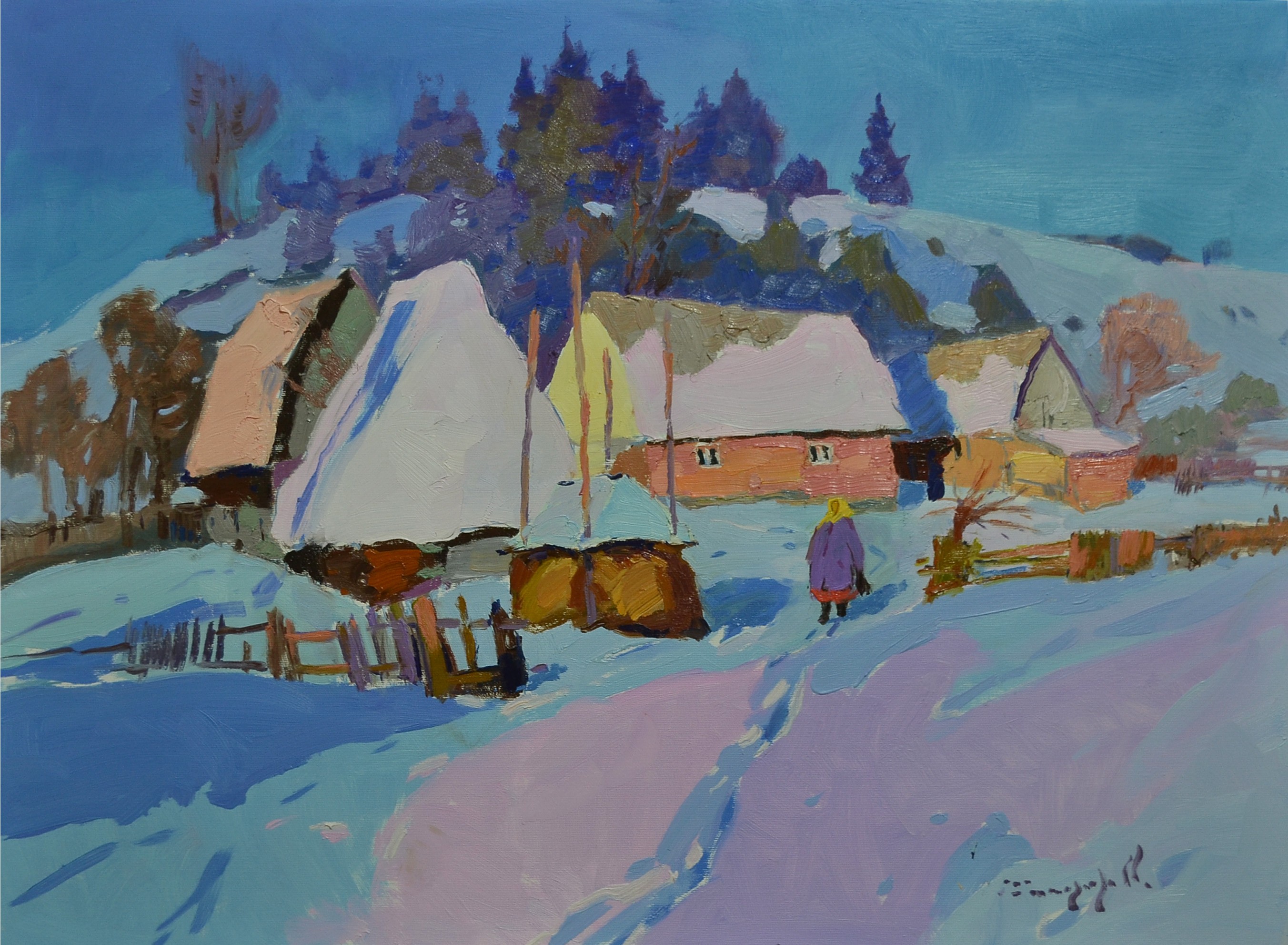 Alexander Shandor, Winter day in the Carpathians Alexander Shandor, Winter day in the Carpathians