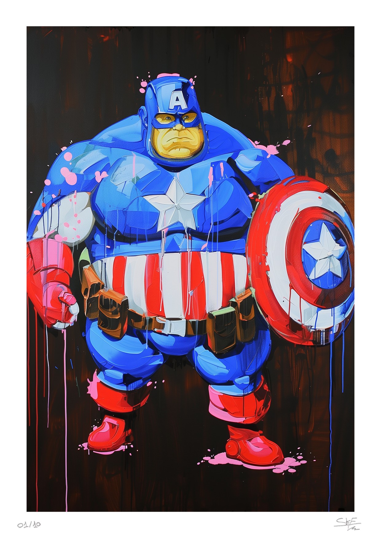 Ske, Super Size - Captain America Ske, Super Size - Captain America