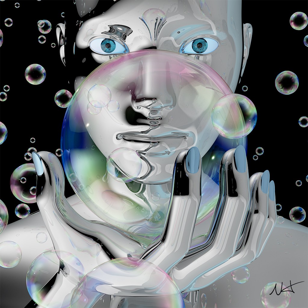 Nhico, Android bulles 02 Nhico, Android bulles 02