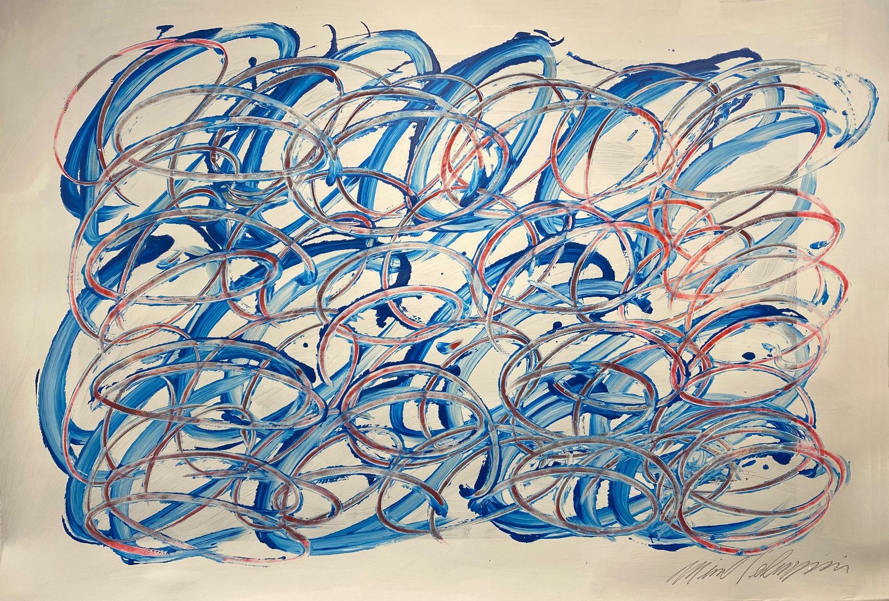 Michael Verlangieri, Abstract Wall Art/Painting #06232023 Michael Verlangieri, Abstract Wall Art/Painting #06232023