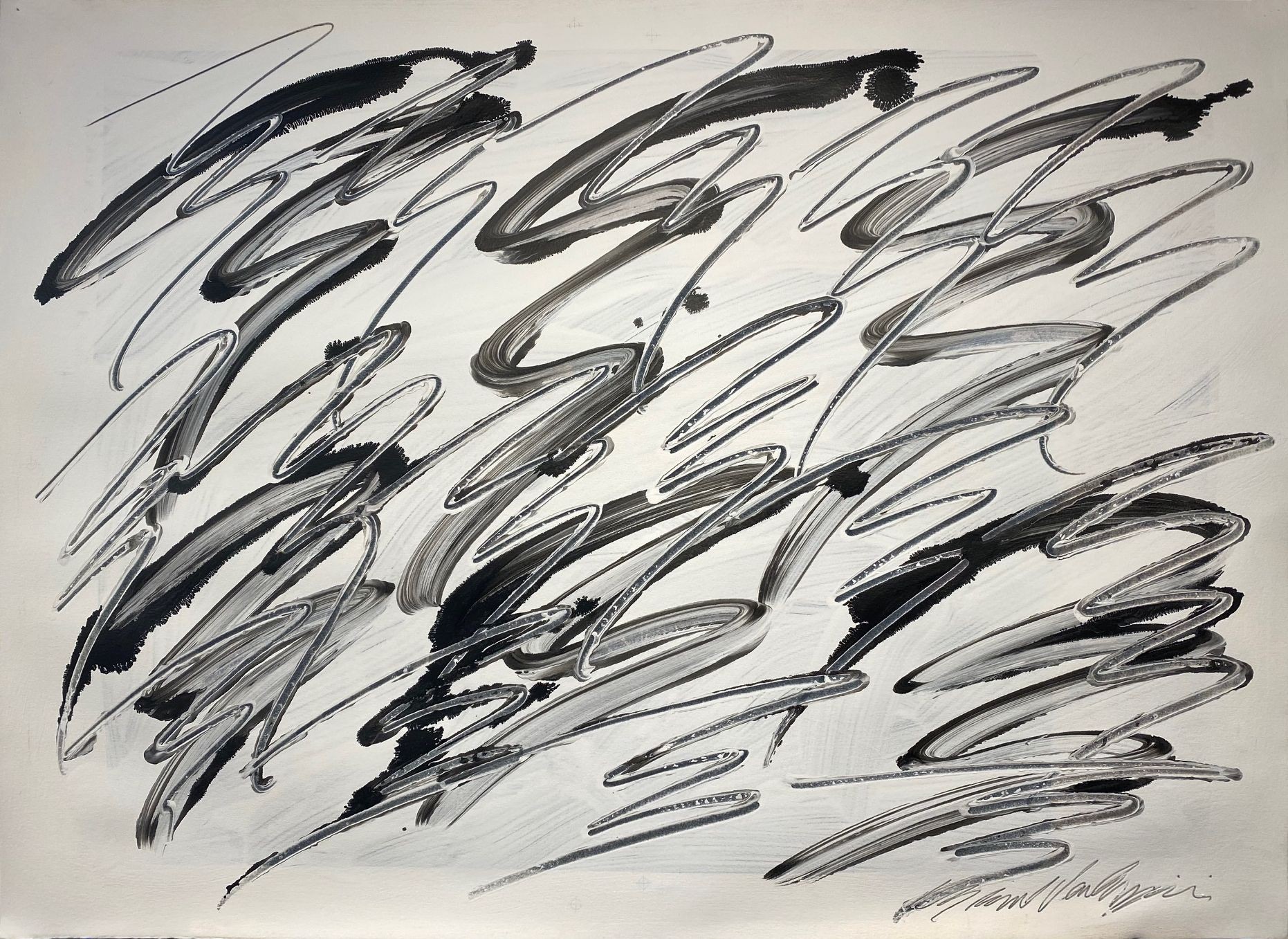 Michael Verlangieri, Abstract Wall Art Drawing/Painting #04142023 Michael Verlangieri, Abstract Wall Art Drawing/Painting #04142023