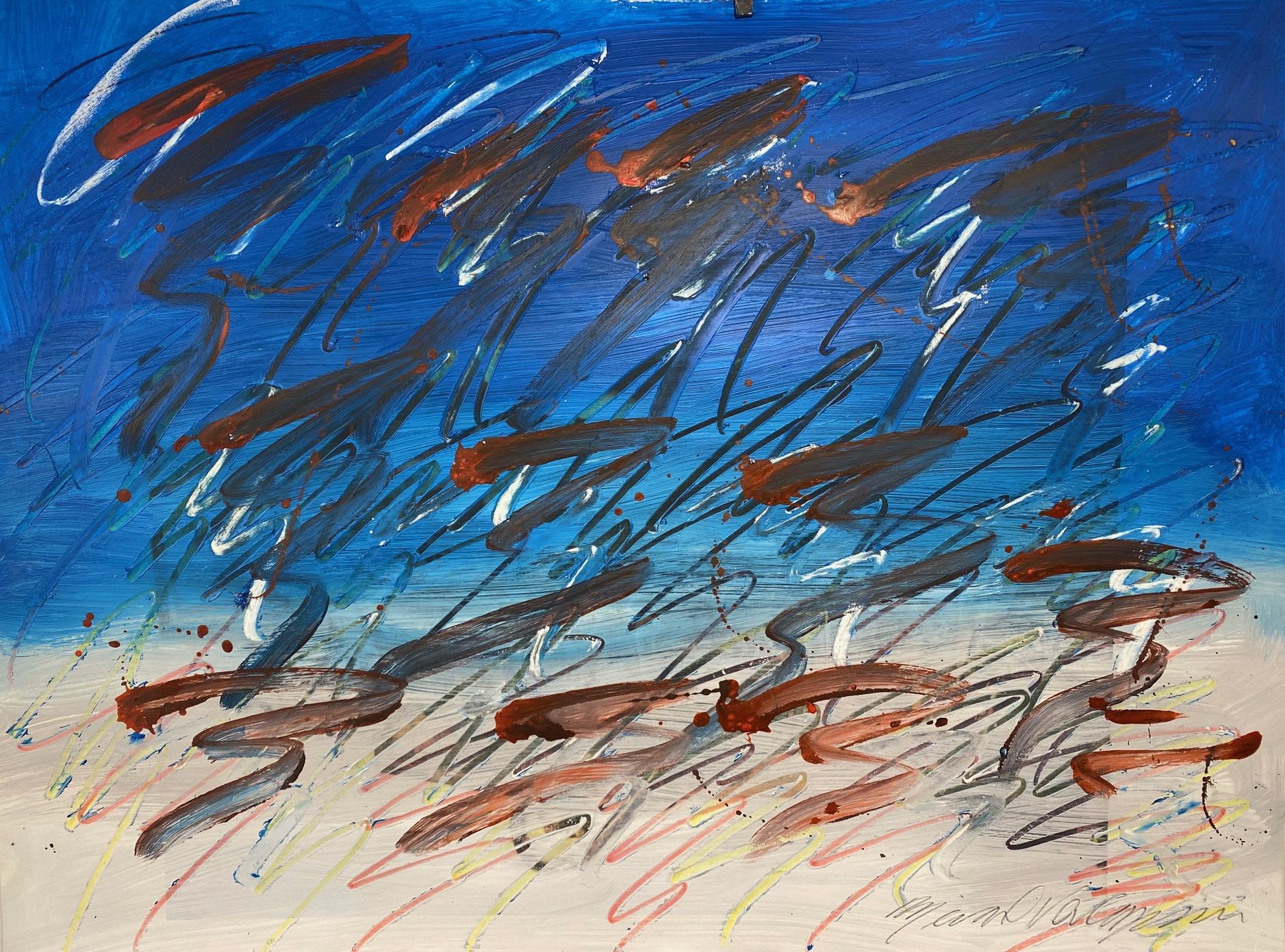 Michael Verlangieri, Abstract Wall Art Drawing/Painting #04032023 Michael Verlangieri, Abstract Wall Art Drawing/Painting #04032023