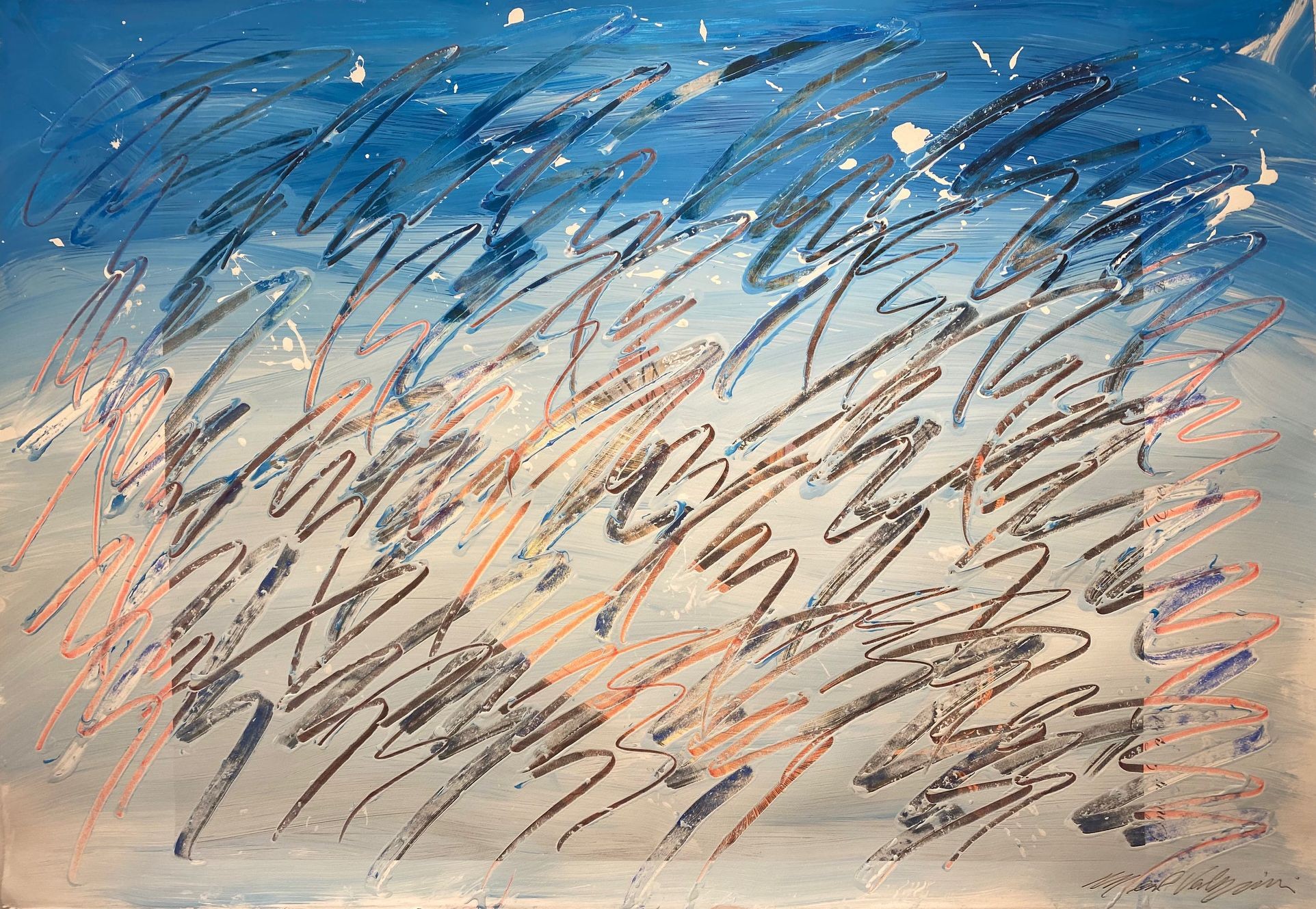 Michael Verlangieri, Abstract Wall Art Drawing/Painting #03082023 Michael Verlangieri, Abstract Wall Art Drawing/Painting #03082023