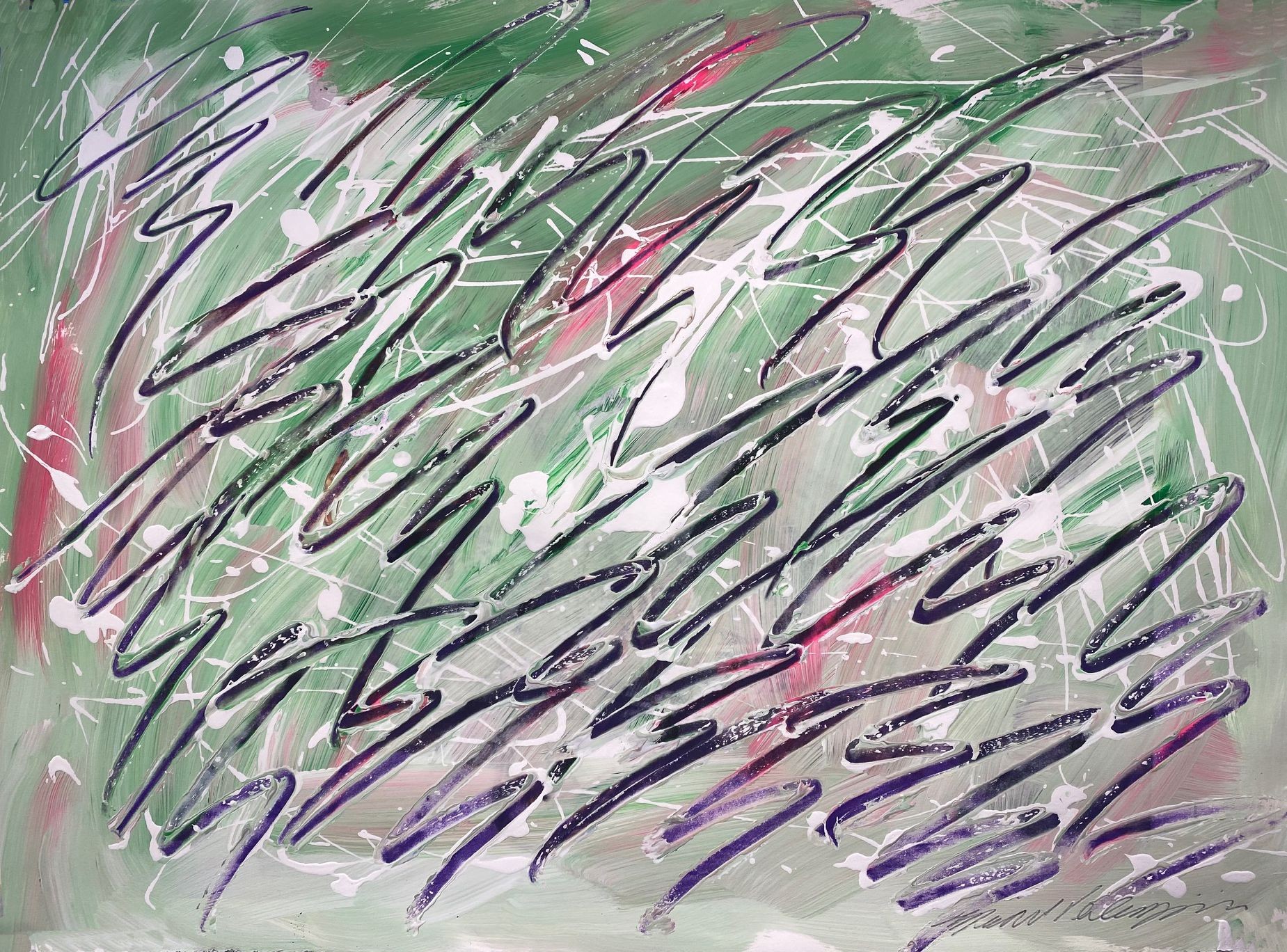 Michael Verlangieri, Abstract Wall Art Drawing/Painting #02032023 Michael Verlangieri, Abstract Wall Art Drawing/Painting #02032023