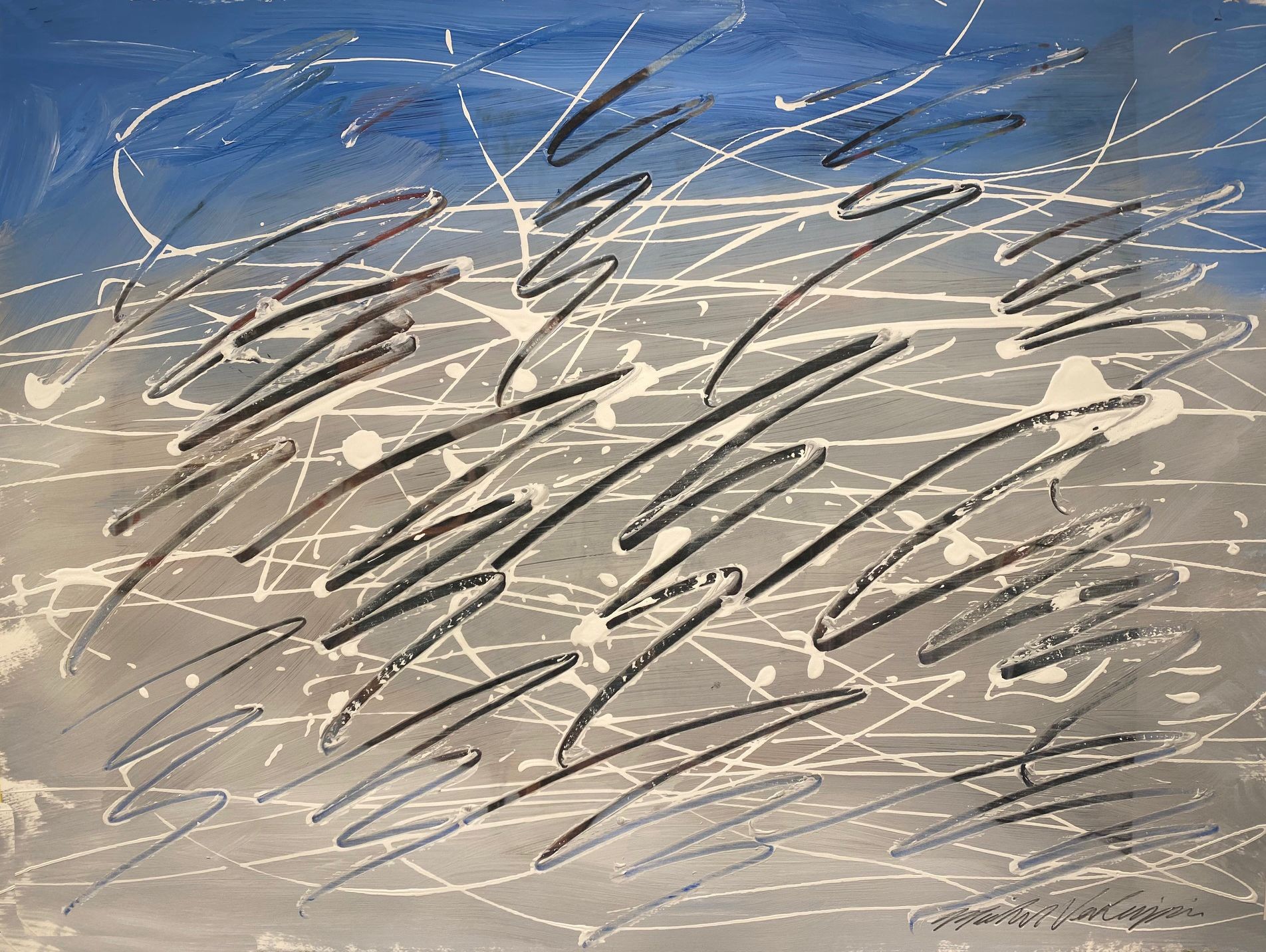 Michael Verlangieri, Abstract Wall Art Drawing/Painting #02012023 Michael Verlangieri, Abstract Wall Art Drawing/Painting #02012023