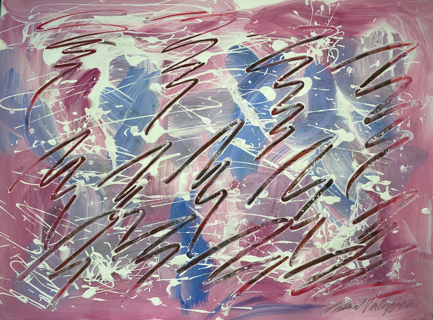 Michael Verlangieri, Abstract Wall Art Drawing/Painting #01312023 Michael Verlangieri, Abstract Wall Art Drawing/Painting #01312023