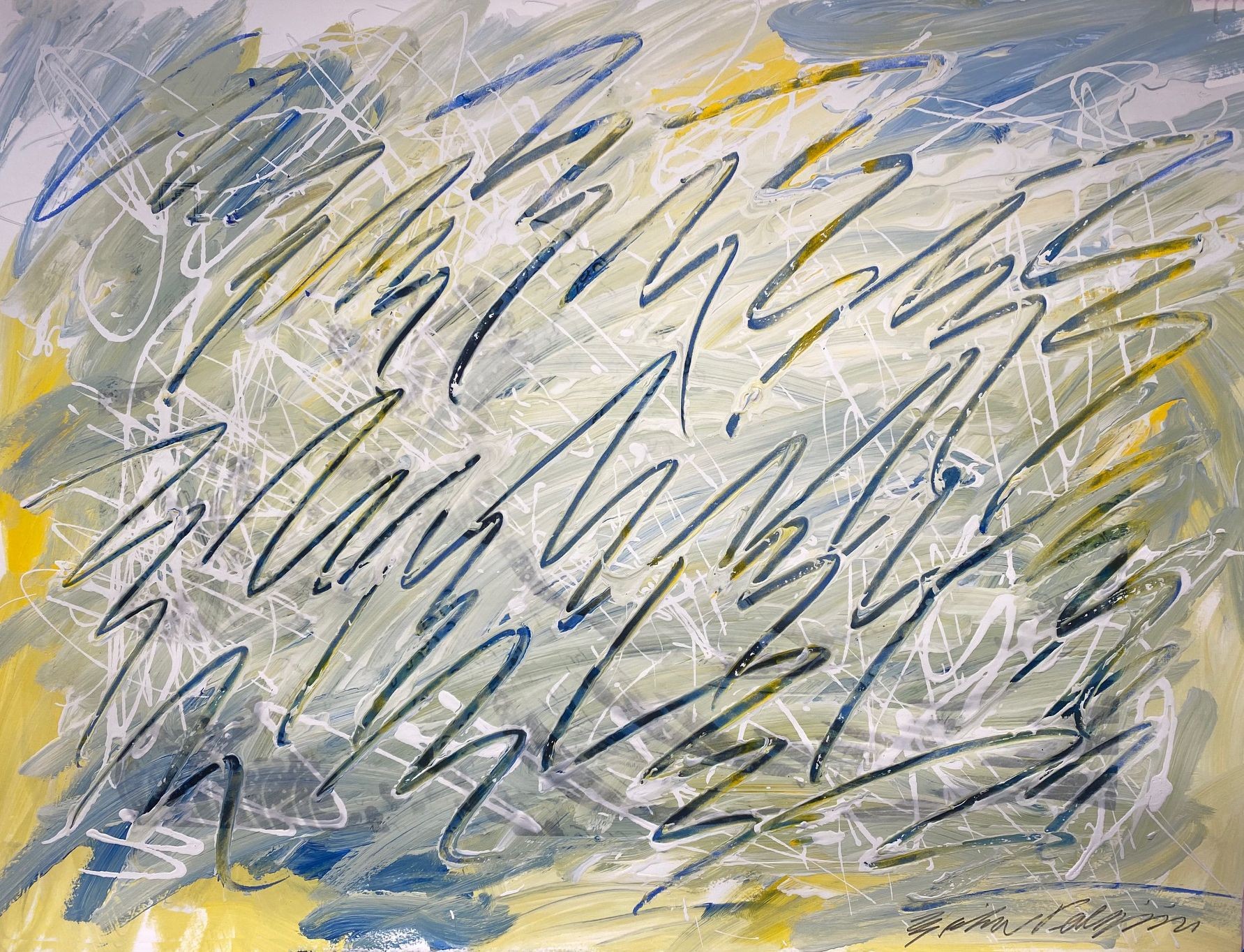 Michael Verlangieri, Abstract Wall Art Drawing/Painting #01282023 Michael Verlangieri, Abstract Wall Art Drawing/Painting #01282023