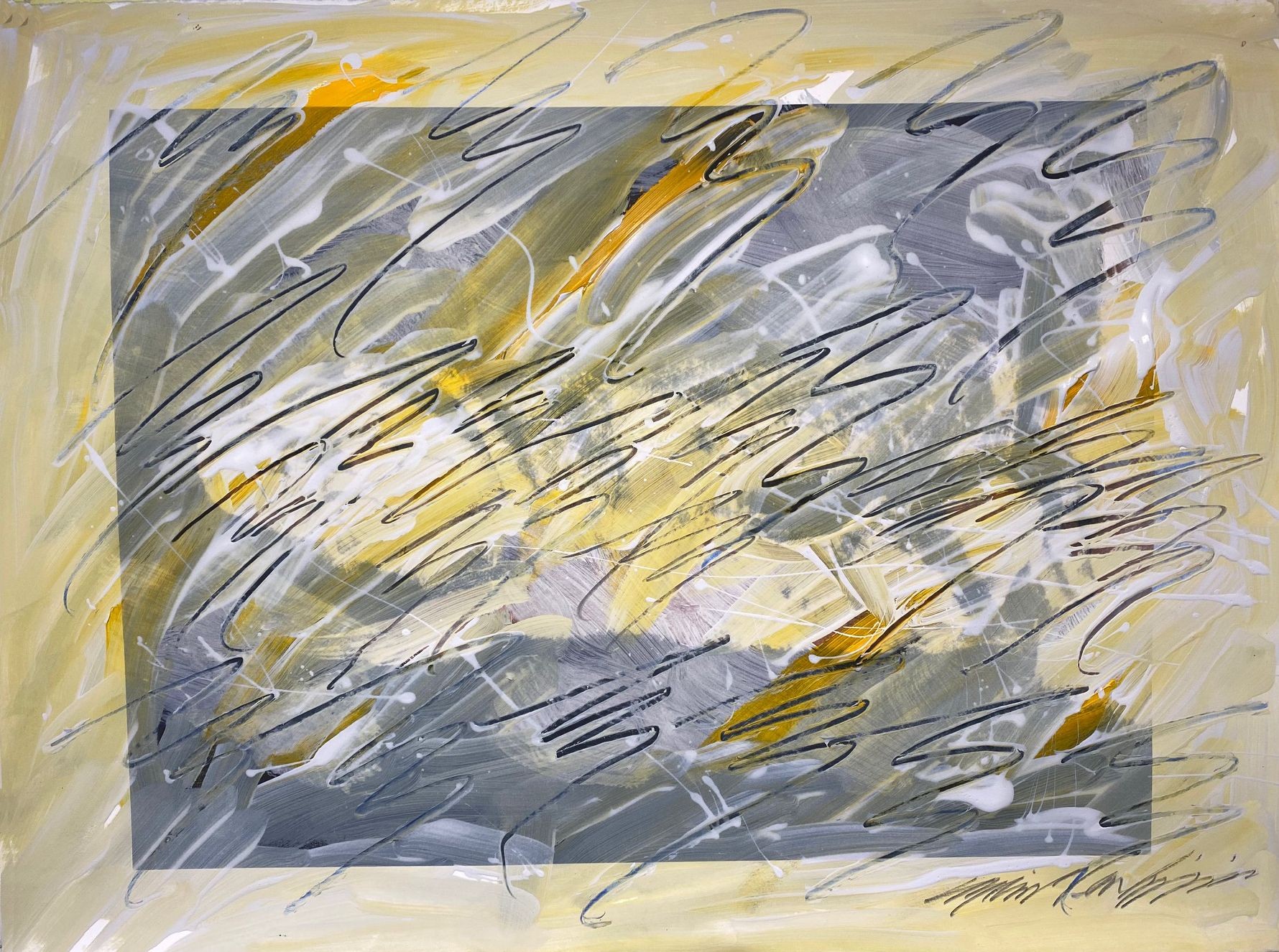 Michael Verlangieri, Abstract Wall Art Drawing/Painting #01172023 Michael Verlangieri, Abstract Wall Art Drawing/Painting #01172023