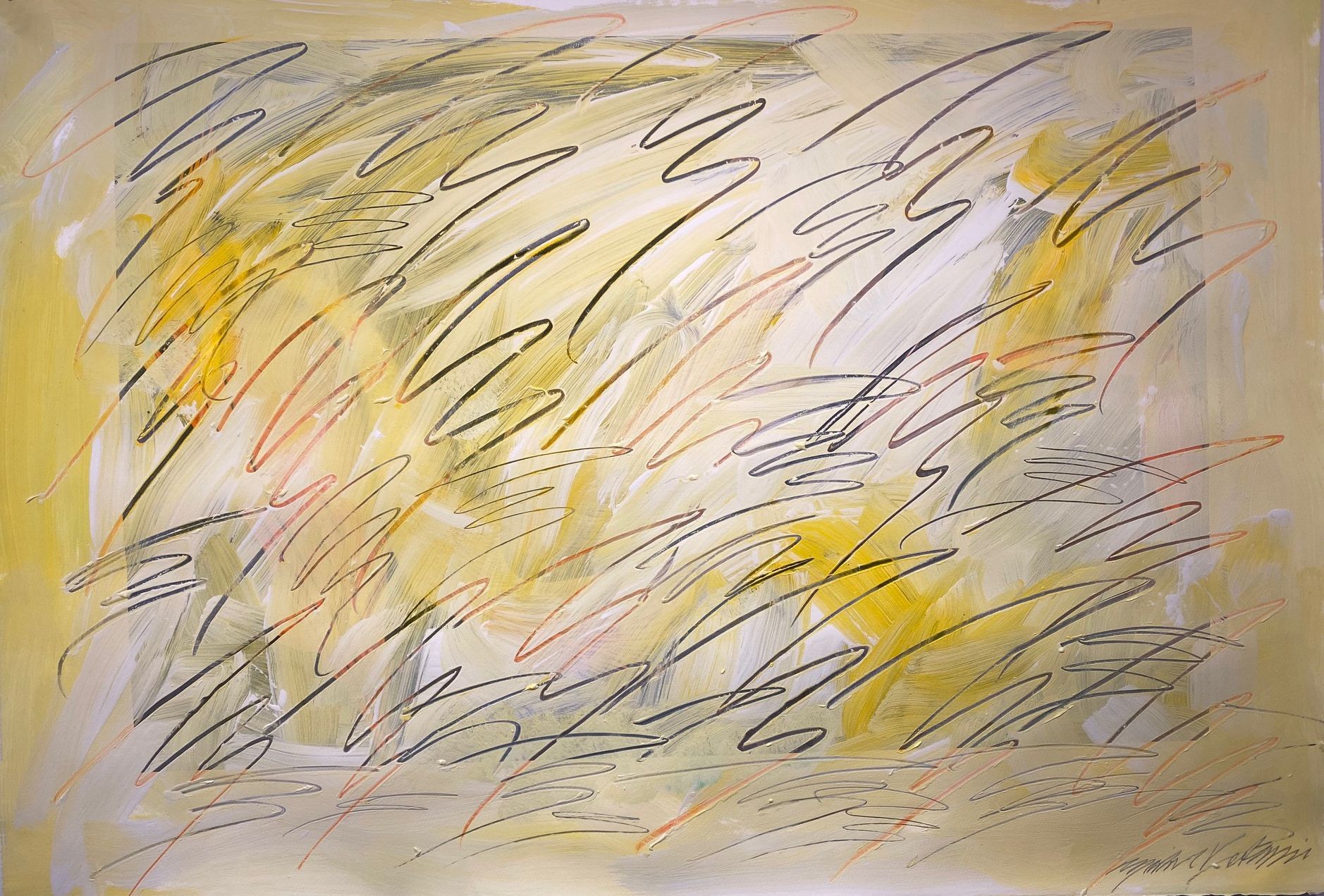 Michael Verlangieri, Abstract Wall Art Drawing/Painting #01152023 Michael Verlangieri, Abstract Wall Art Drawing/Painting #01152023