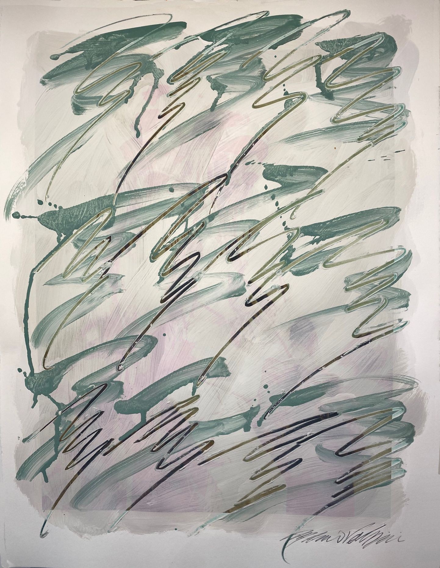 Michael Verlangieri, Abstract Wall Art Drawing/Painting #01022023 Michael Verlangieri, Abstract Wall Art Drawing/Painting #01022023