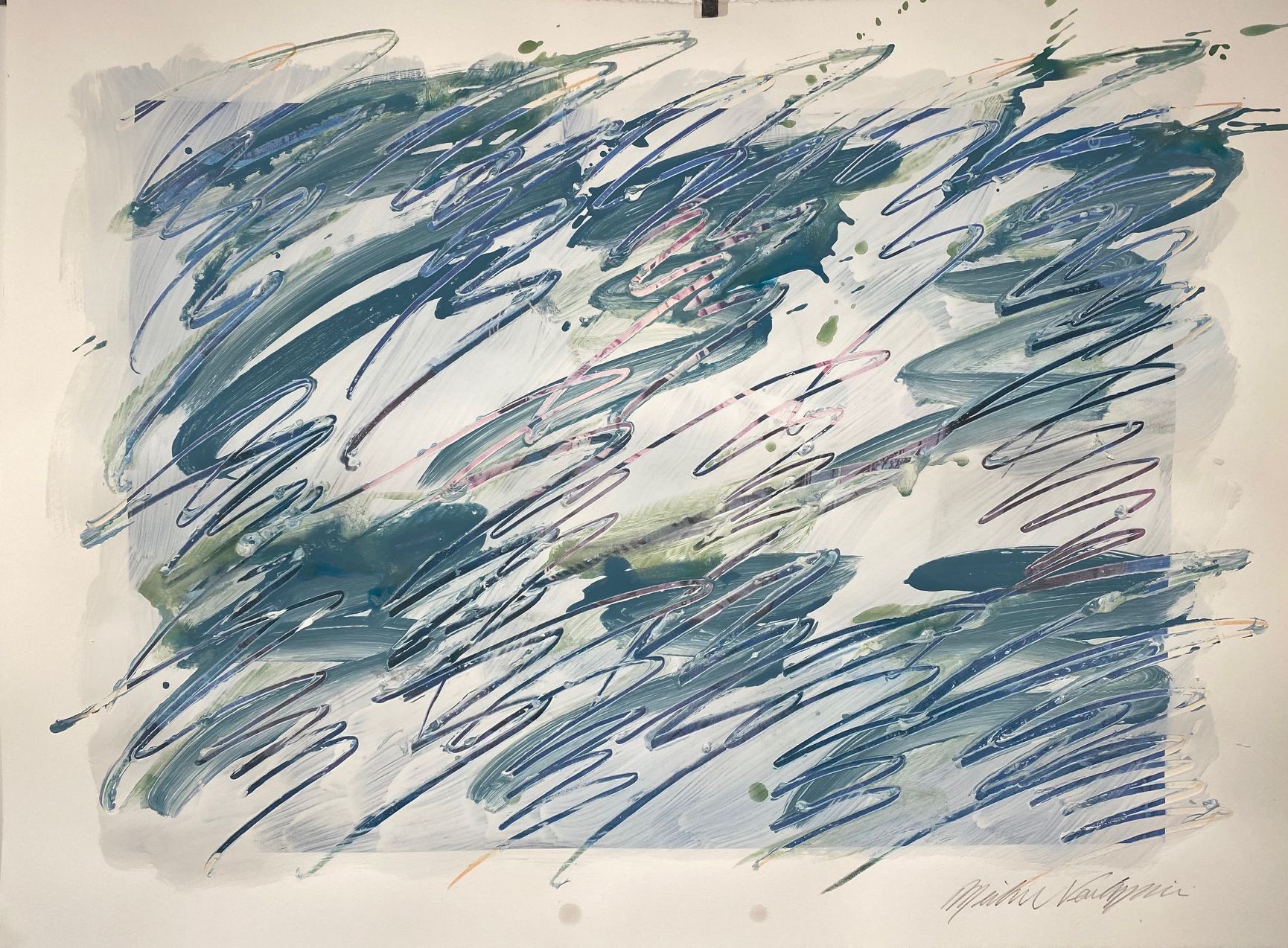 Michael Verlangieri, Abstract Wall Art Drawing/Painting #12182022 Michael Verlangieri, Abstract Wall Art Drawing/Painting #12182022