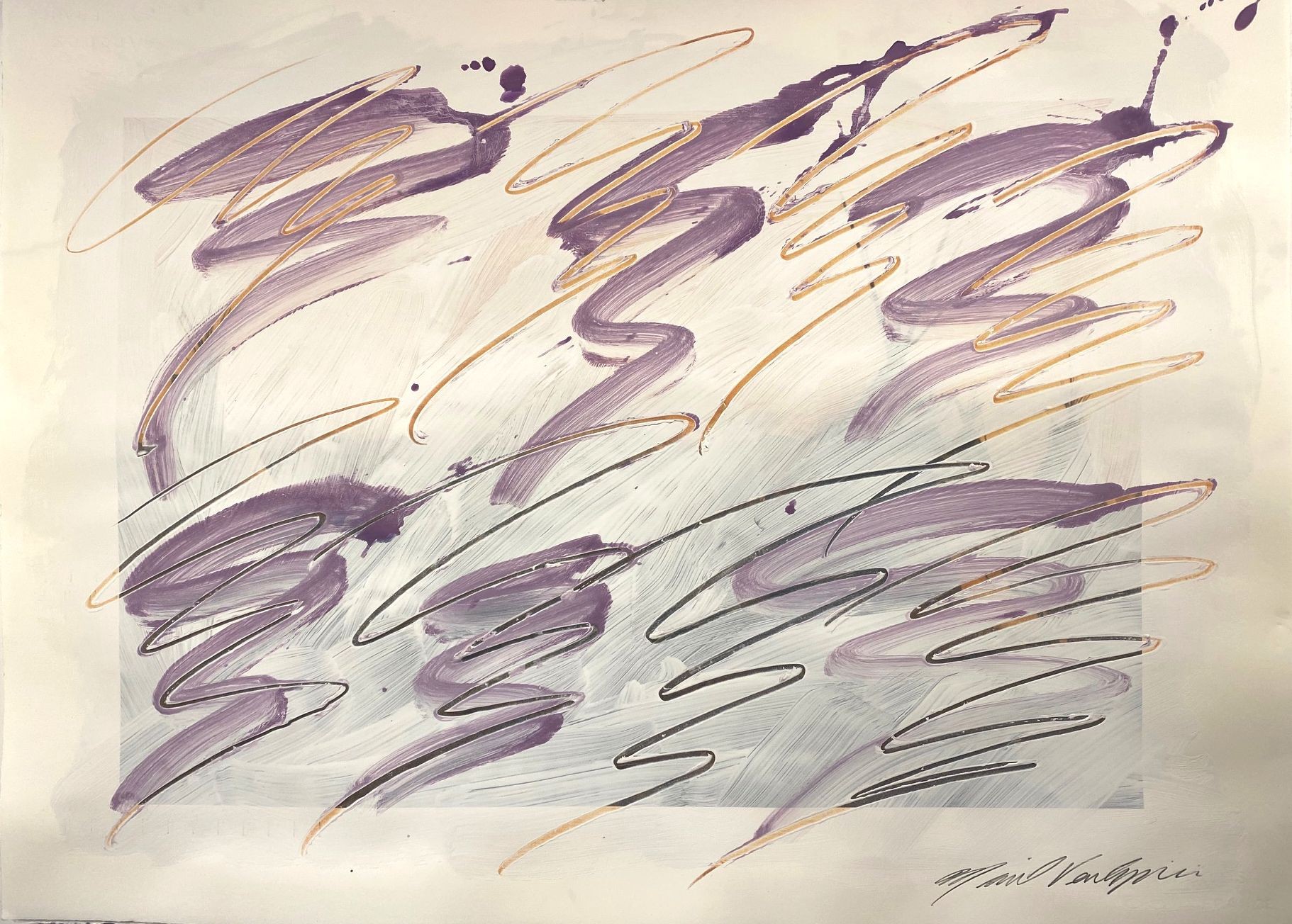 Michael Verlangieri, Abstract Wall Art Drawing/Painting #12132022 Michael Verlangieri, Abstract Wall Art Drawing/Painting #12132022