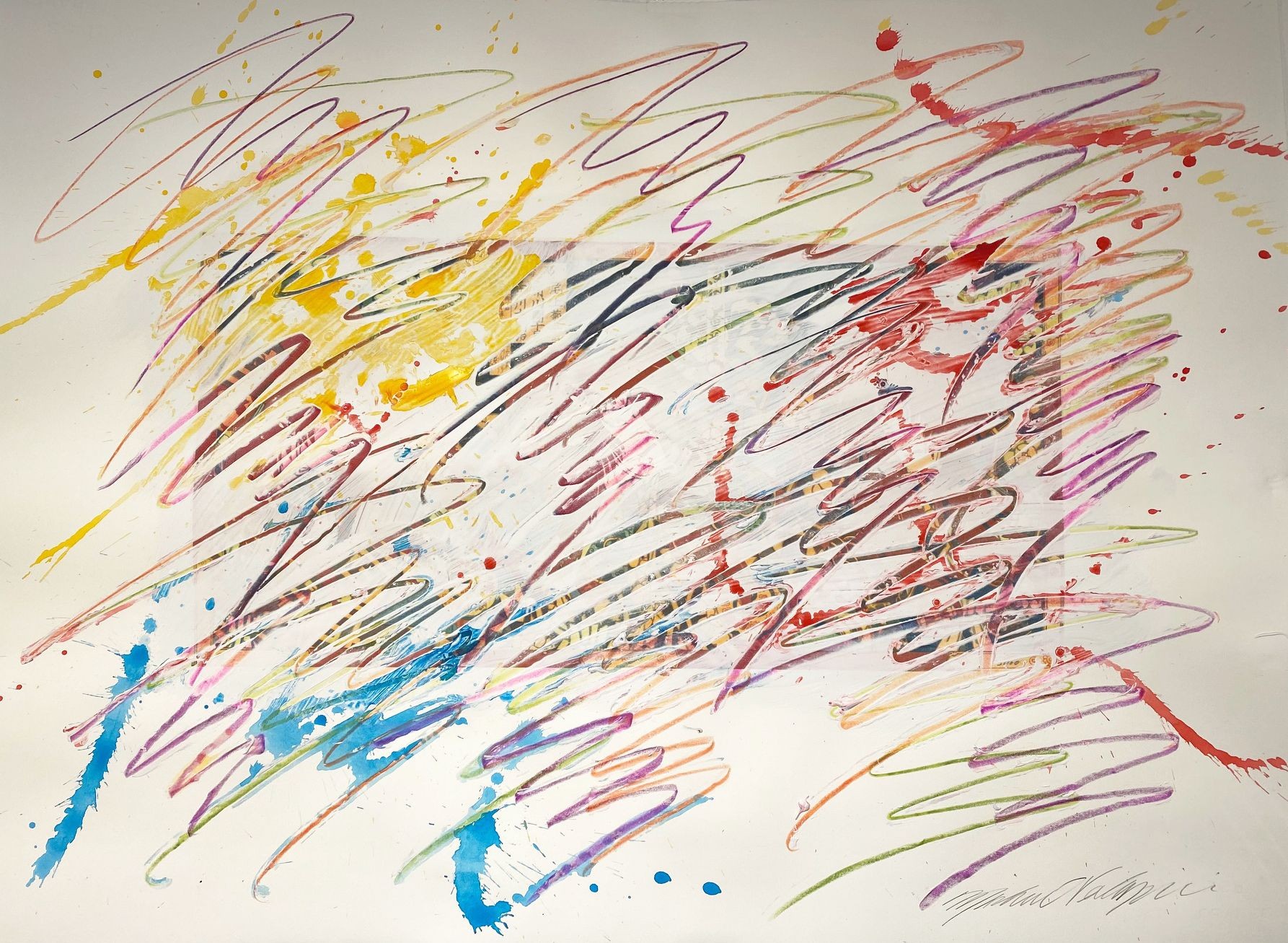 Michael Verlangieri, Abstract Wall Art Drawing/Painting #12092022 Michael Verlangieri, Abstract Wall Art Drawing/Painting #12092022