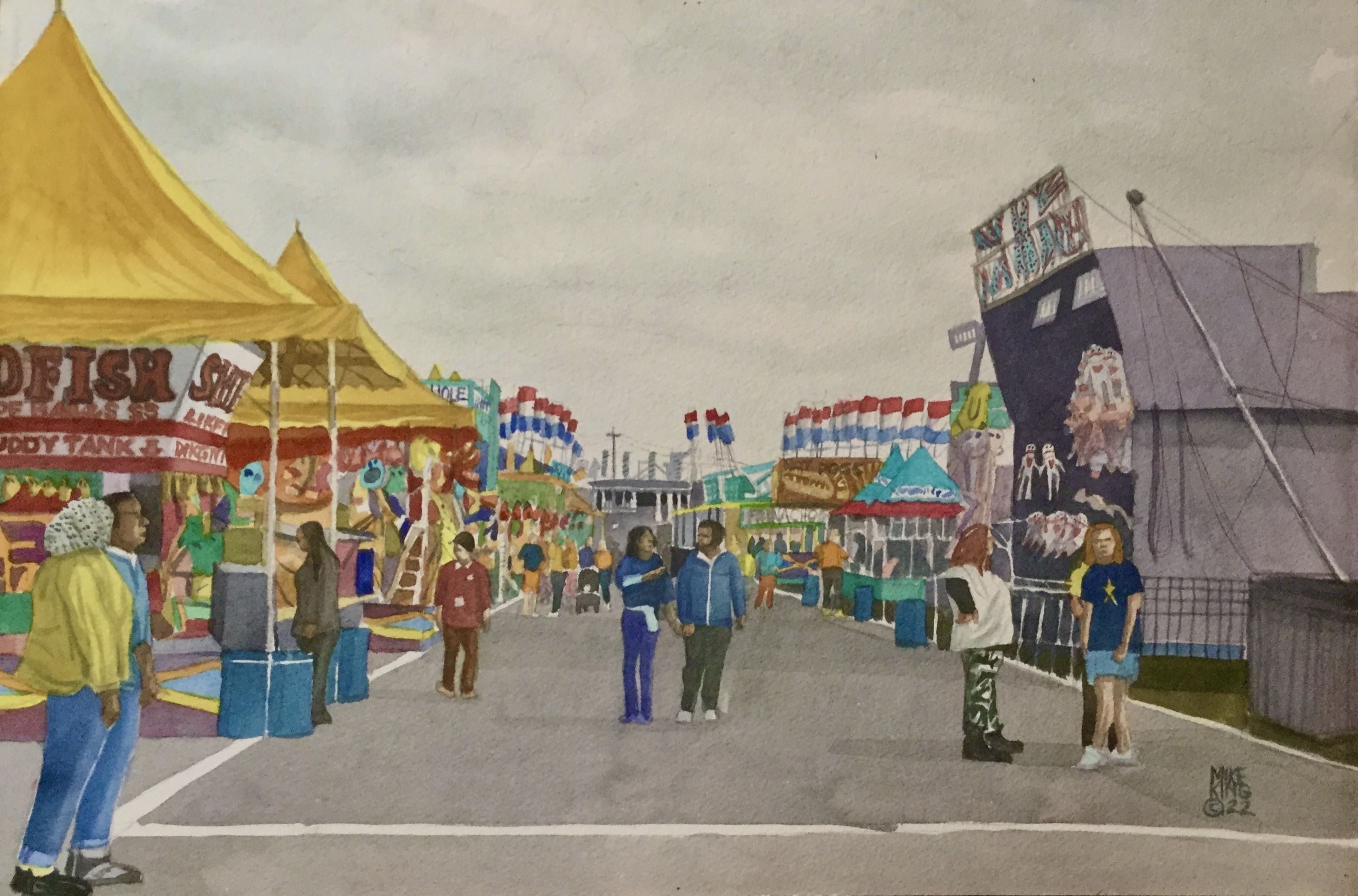 Mike King, Midway at the Florida State Fair Mike King, Midway at the Florida State Fair