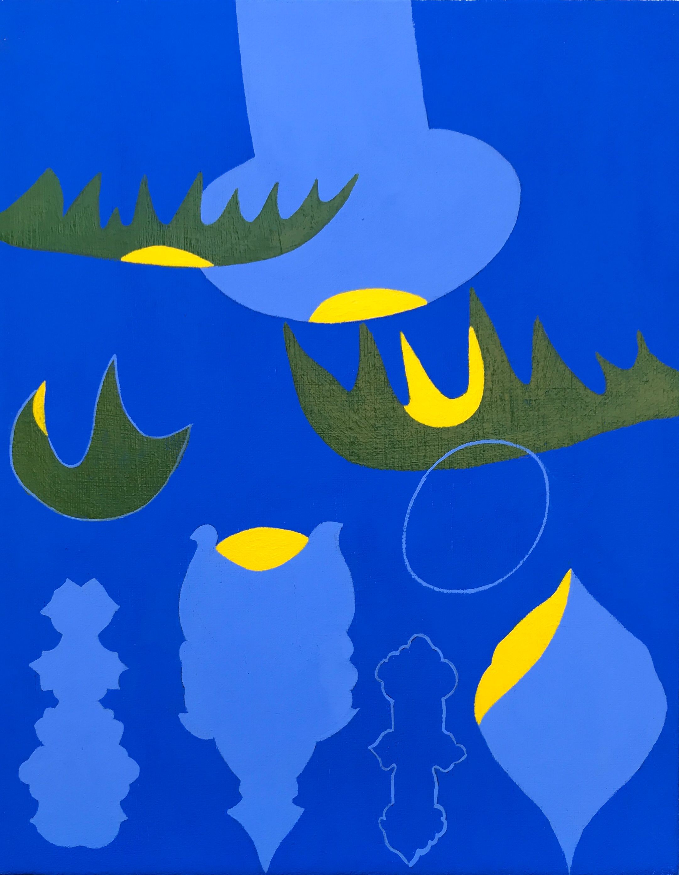 Nancy Goodman Lawrence, A Small Blue Painting Nancy Goodman Lawrence, A Small Blue Painting