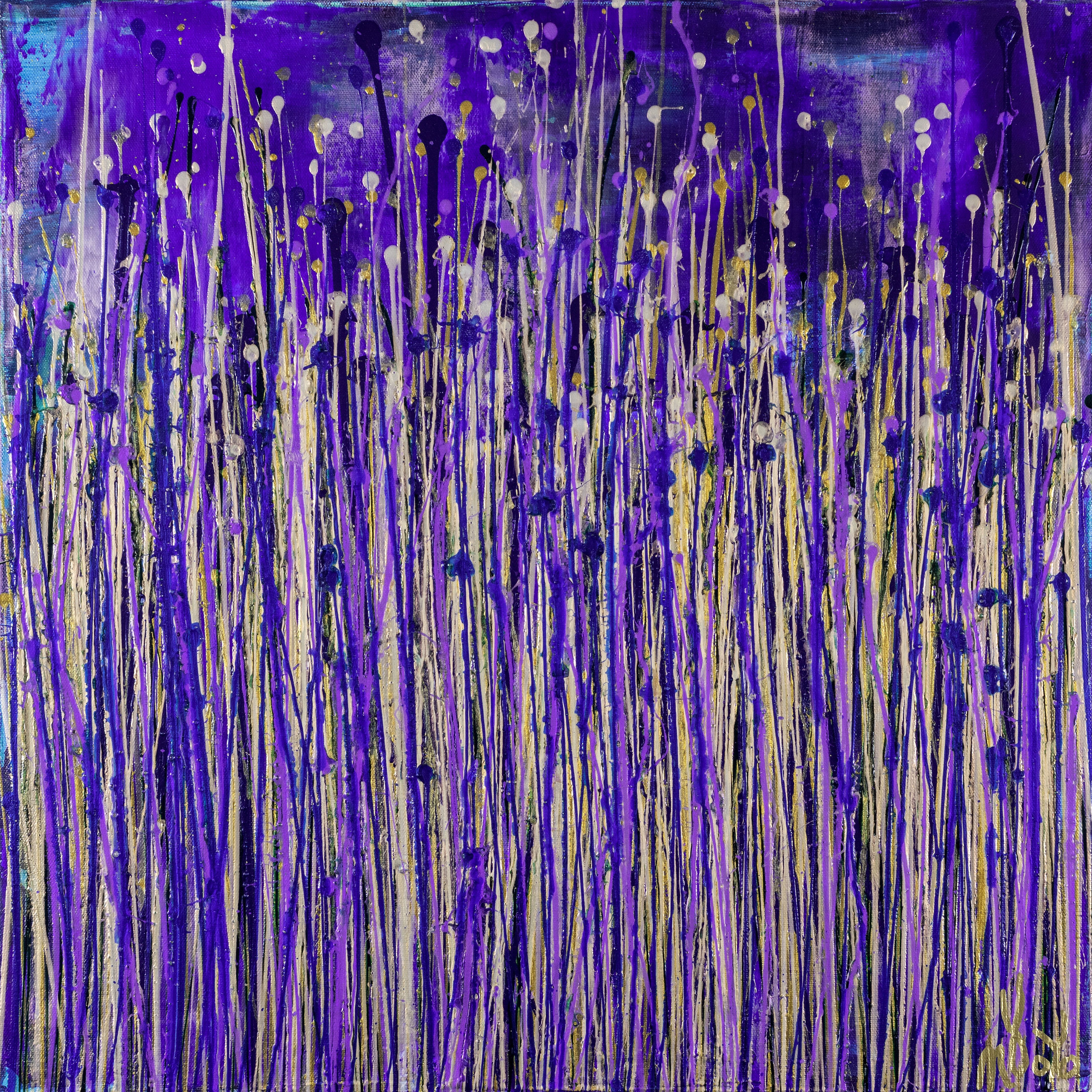 Nestor Toro, Radiant purple synergy, Painting, Acrylic on Canvas Nestor Toro, Radiant purple synergy, Painting, Acrylic on Canvas