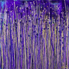 Peinture, Radiant purple synergy, Painting, Acrylic on Canvas, Nestor Toro