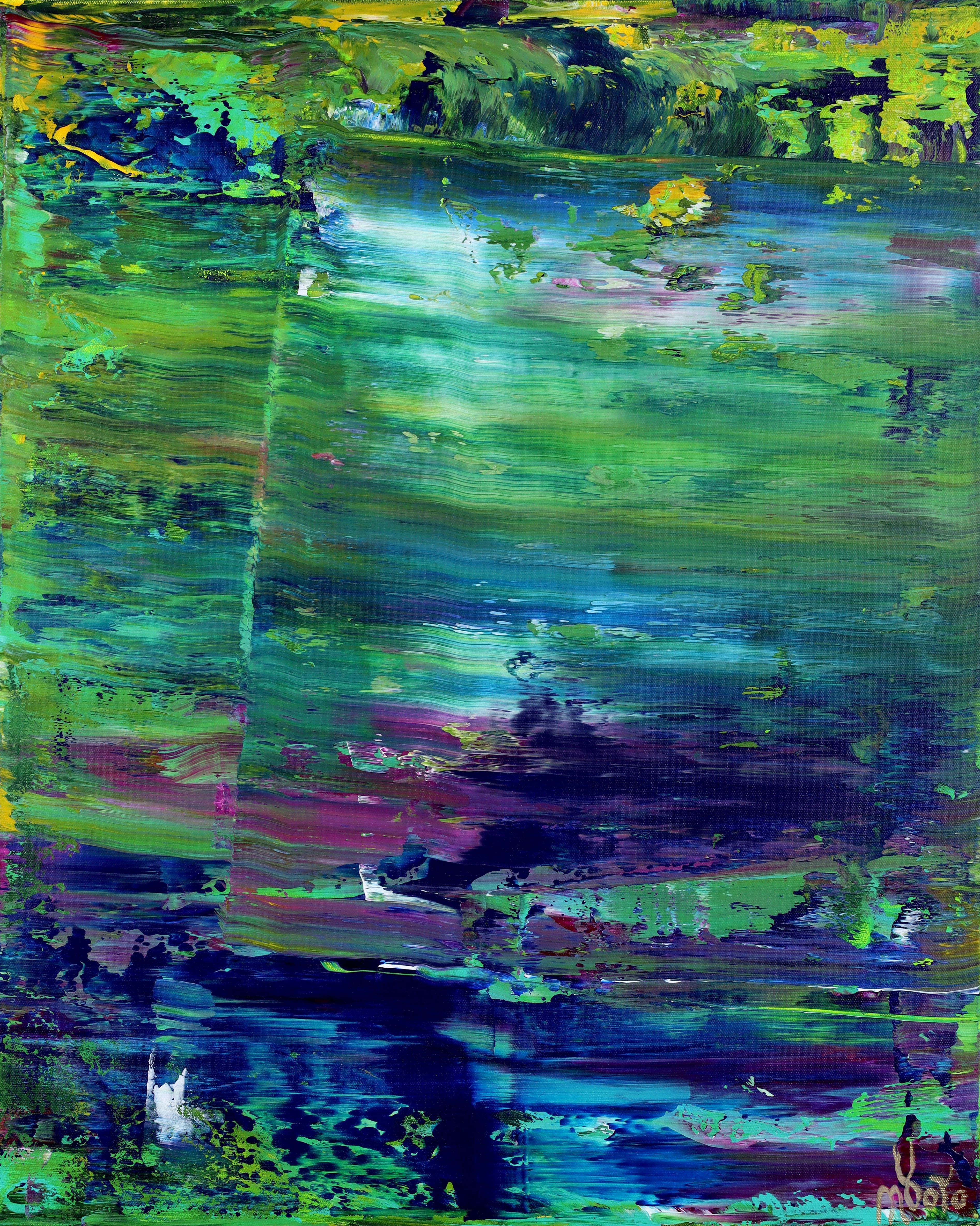 Nestor Toro, A forest song (Faces of green) 2 Nestor Toro, A forest song (Faces of green) 2