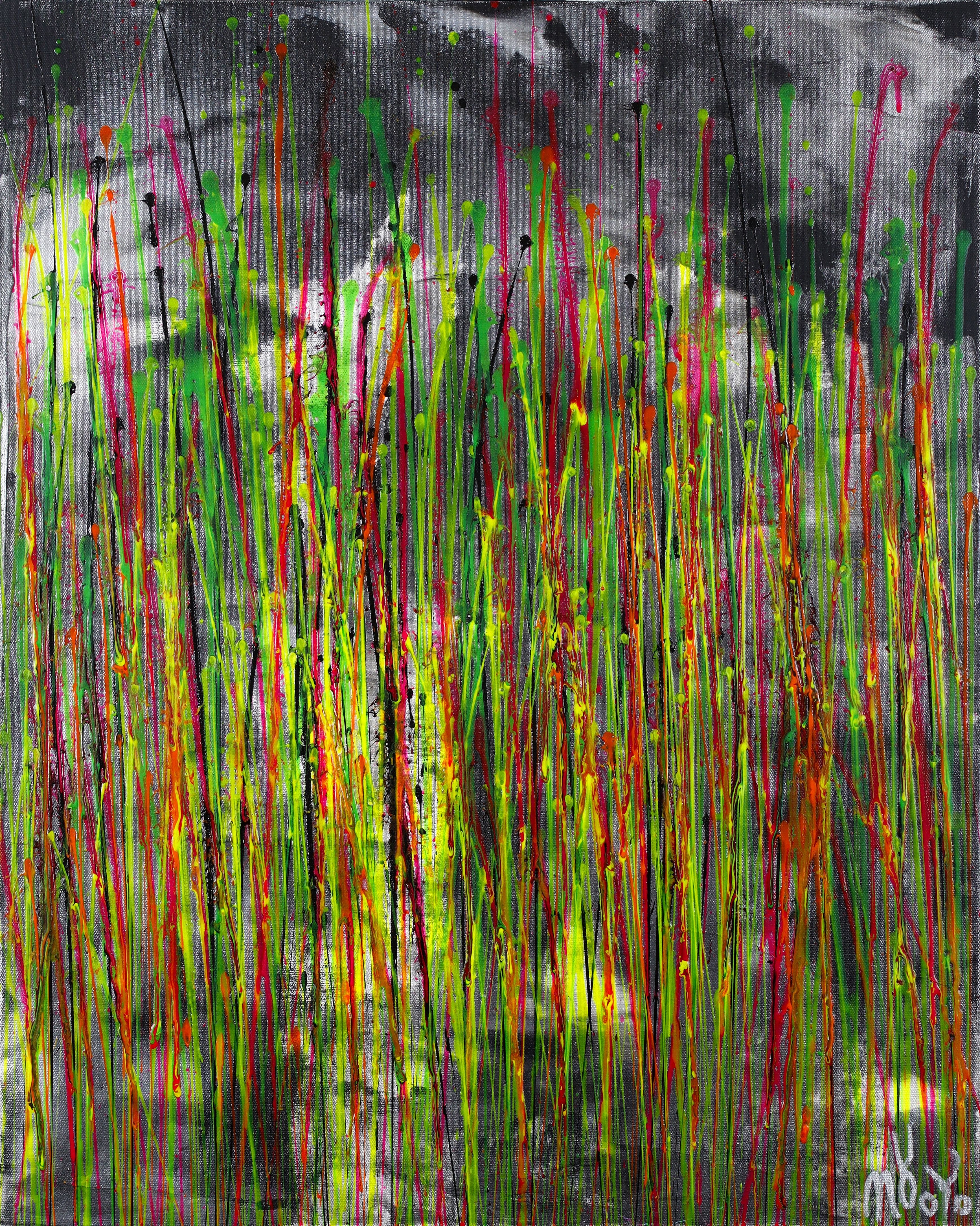 Nestor Toro, Dynamic drizzles (Yellow reflection) Nestor Toro, Dynamic drizzles (Yellow reflection)