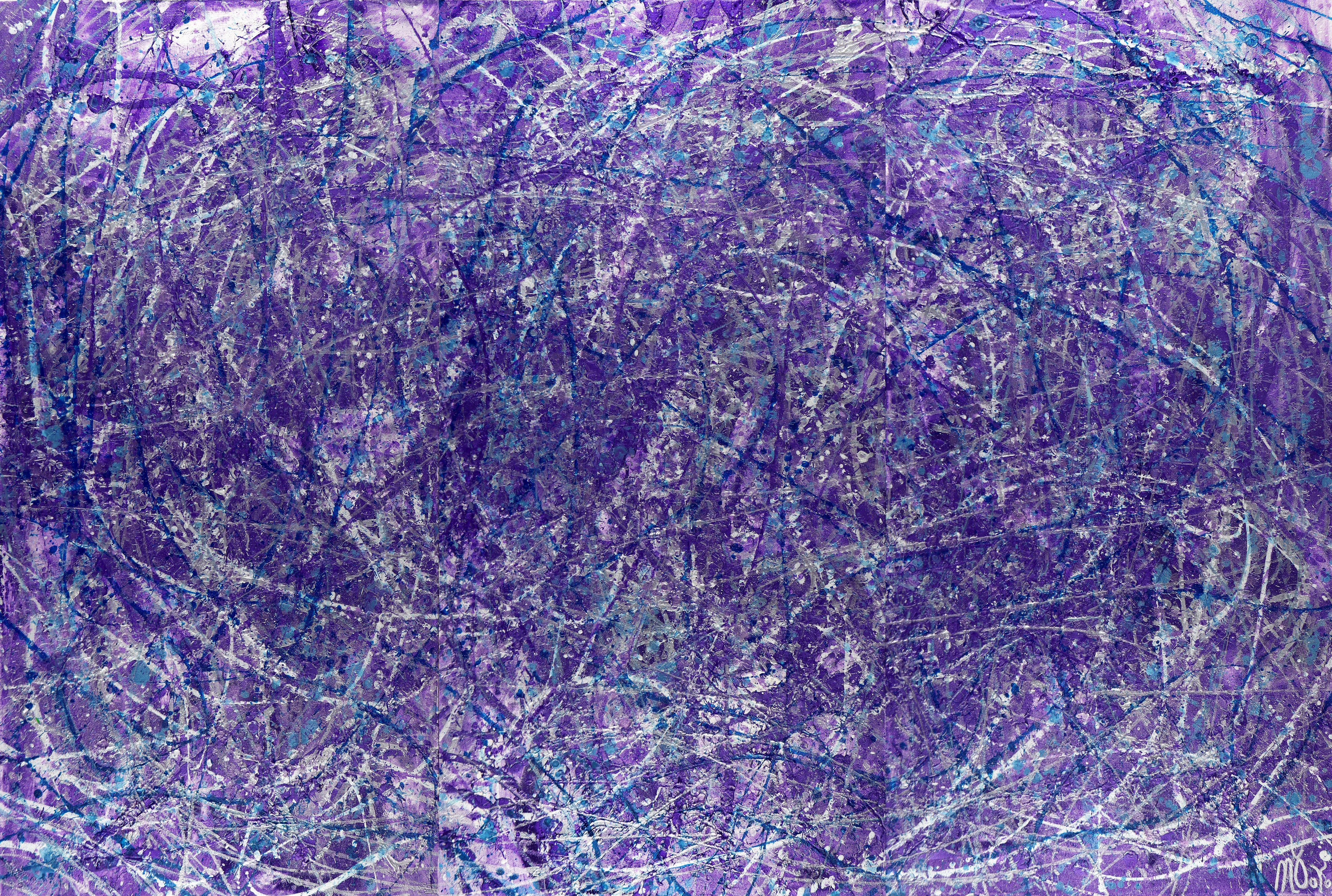 Nestor Toro, Purple Display of Affection (Blue and Silver) 2 Nestor Toro, Purple Display of Affection (Blue and Silver) 2