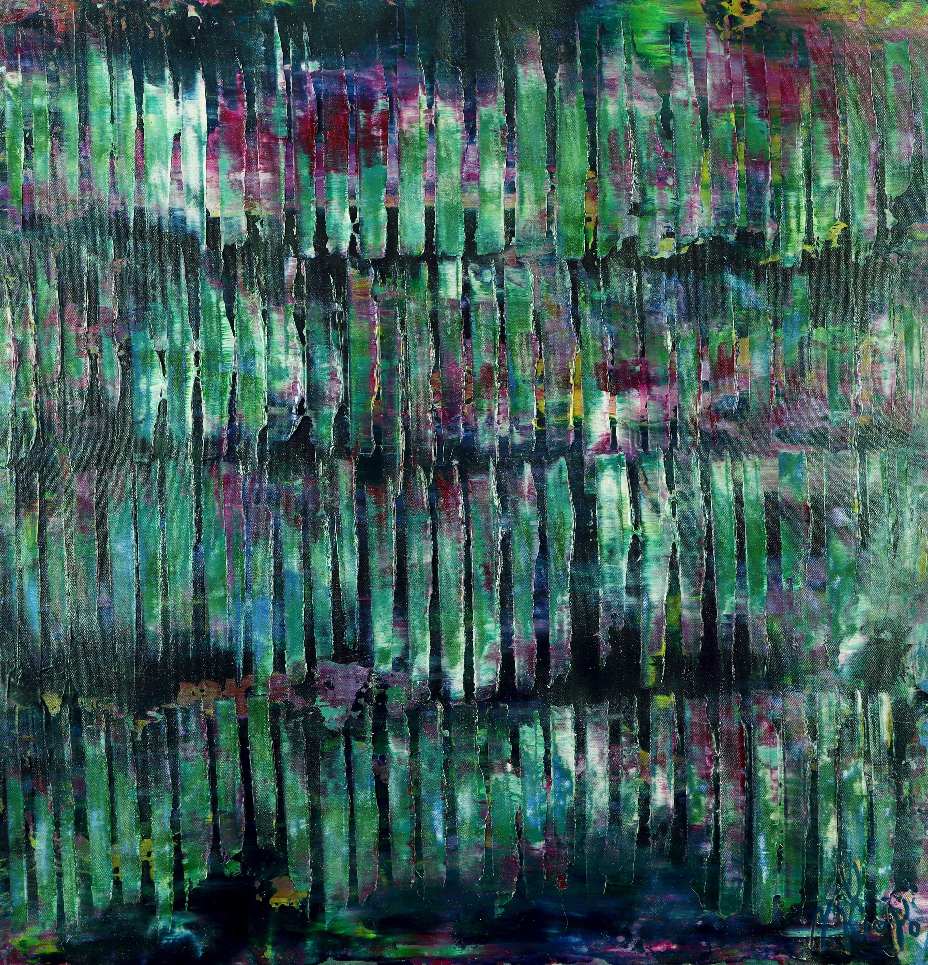 Nestor Toro, Iridescent green forest 1 Nestor Toro, Iridescent green forest 1