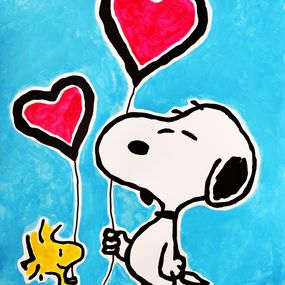 Gemälde, Snoopy friends, Dr. Love