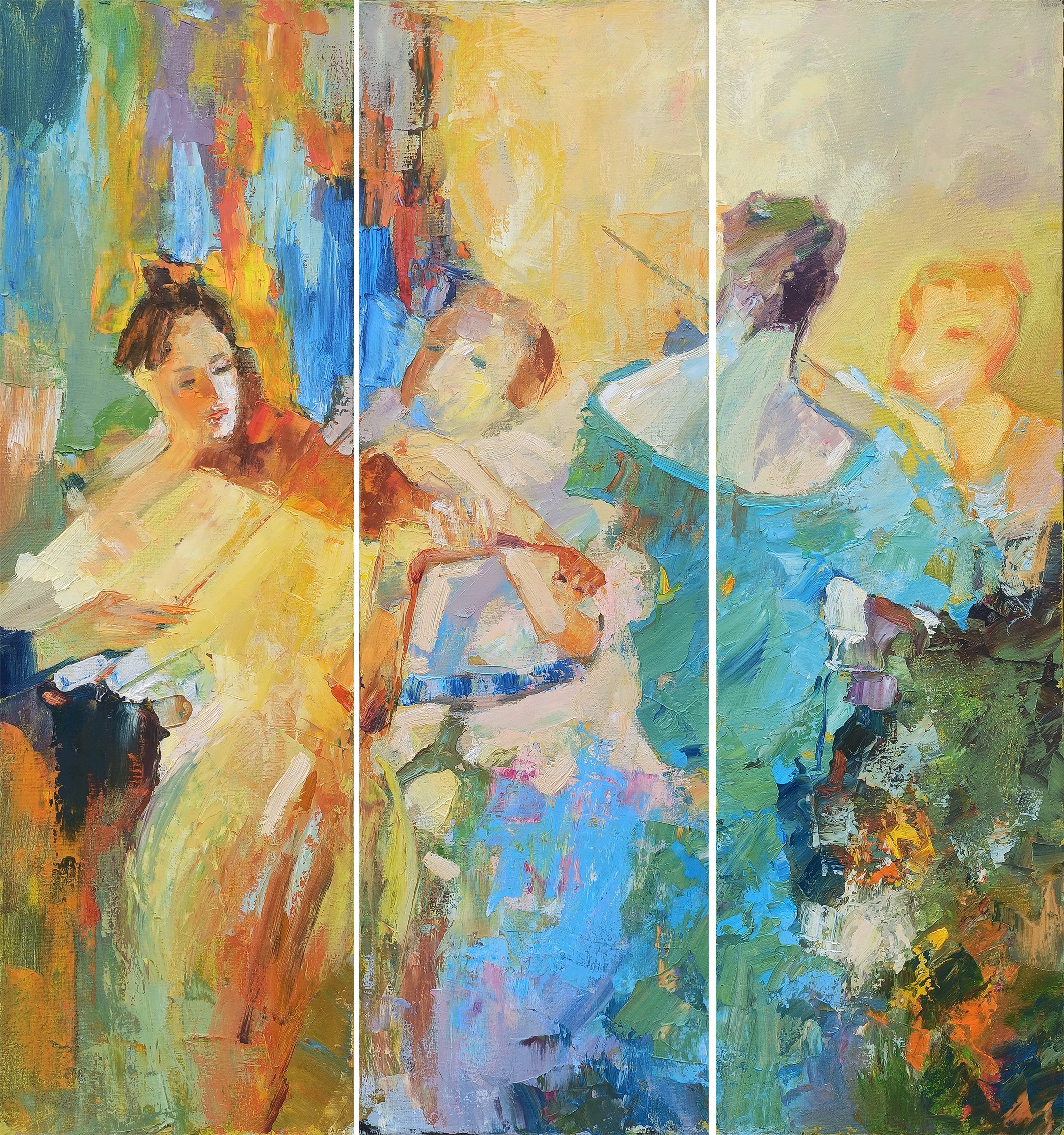 Narek Qochunc, The Musicians: A Triptych of Melody Narek Qochunc, The Musicians: A Triptych of Melody