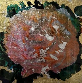 Painting, Orange Flower, Kiran Chugani