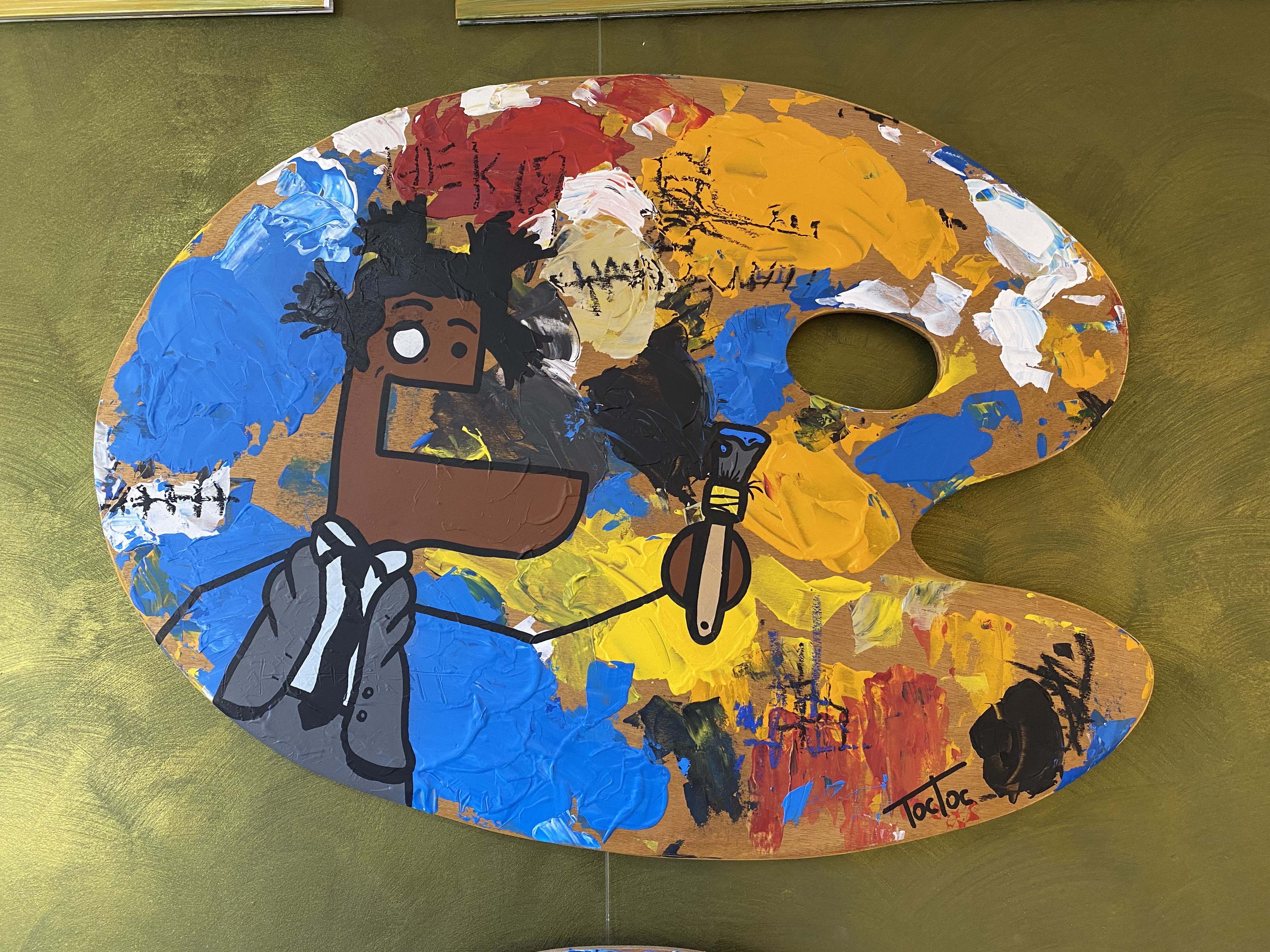 Toctoc, La palette de Basquiat-Duduss (1) Toctoc, La palette de Basquiat-Duduss (1)