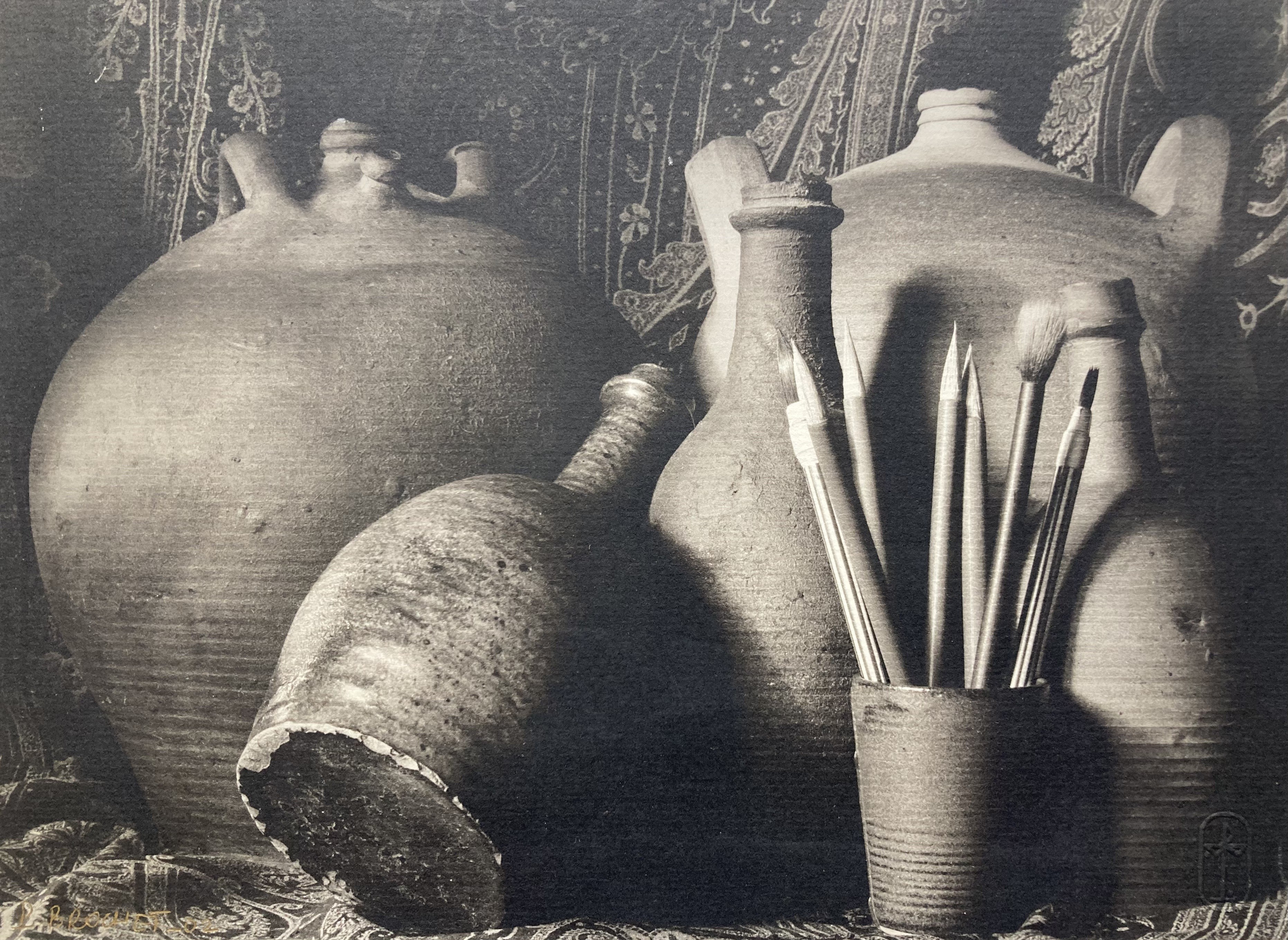 Pierre Brochet, Nature-morte aux pinceaux Pierre Brochet, Nature-morte aux pinceaux