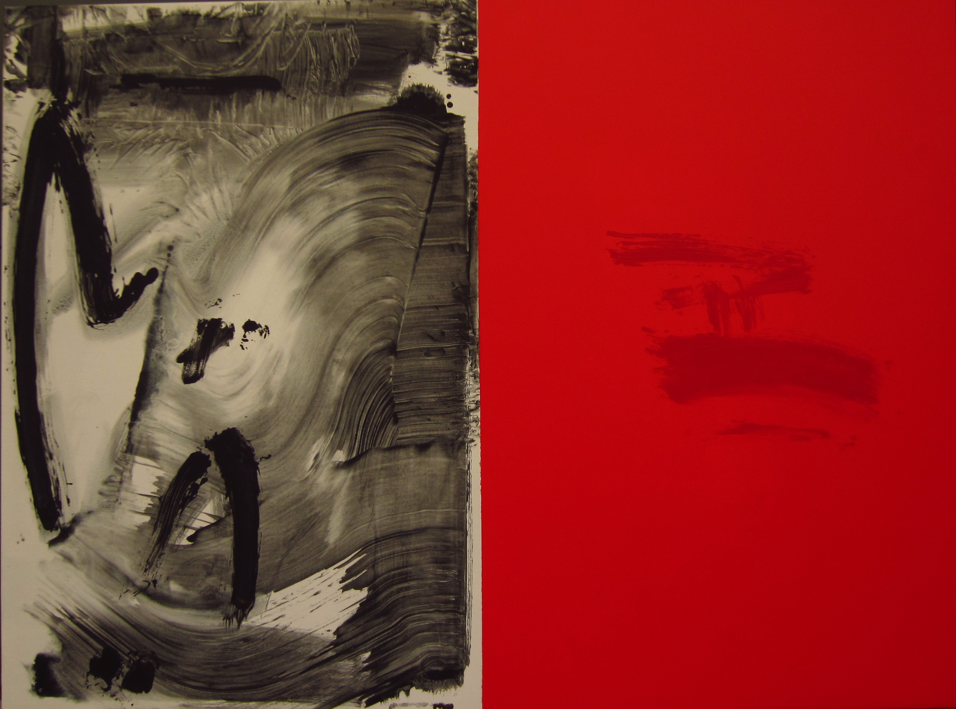 Rafael Ruz, Abstract in black & red Rafael Ruz, Abstract in black & red