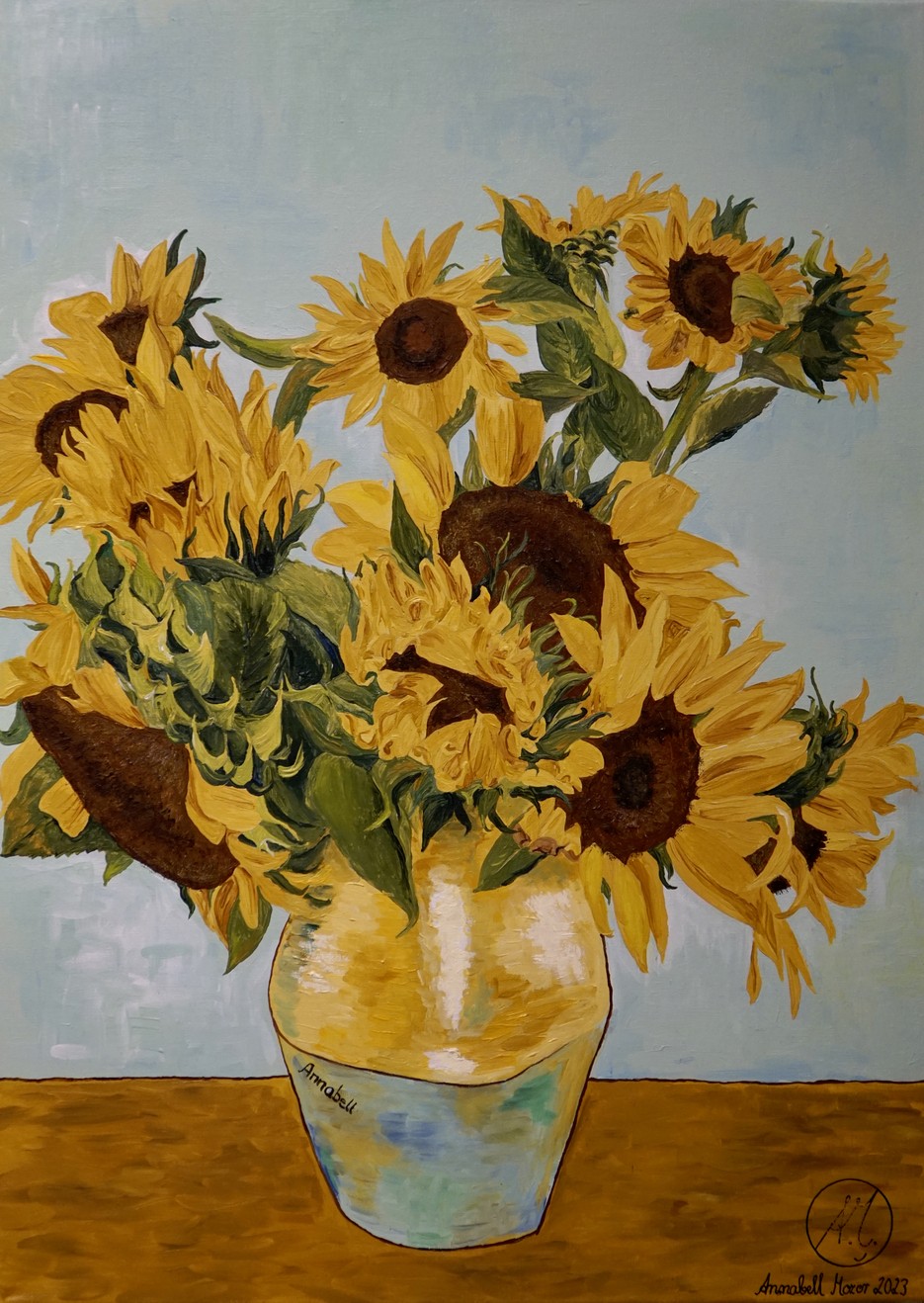 Annabell Mozer, My version of Van Gogh‘s Annabell Mozer, My version of Van Gogh‘s