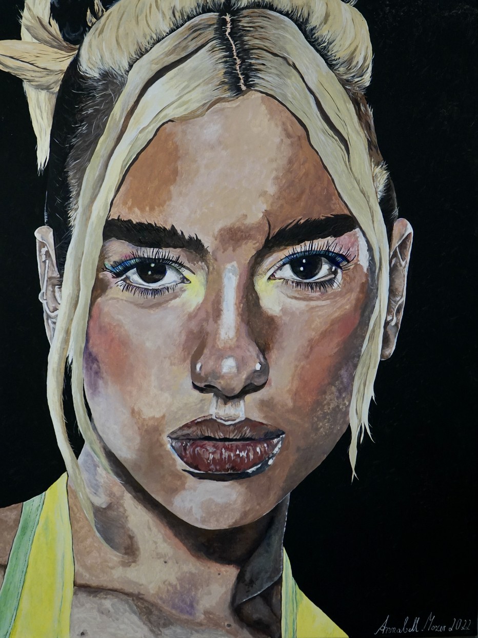 Annabell Mozer, Dua Lipa Popart Annabell Mozer, Dua Lipa Popart