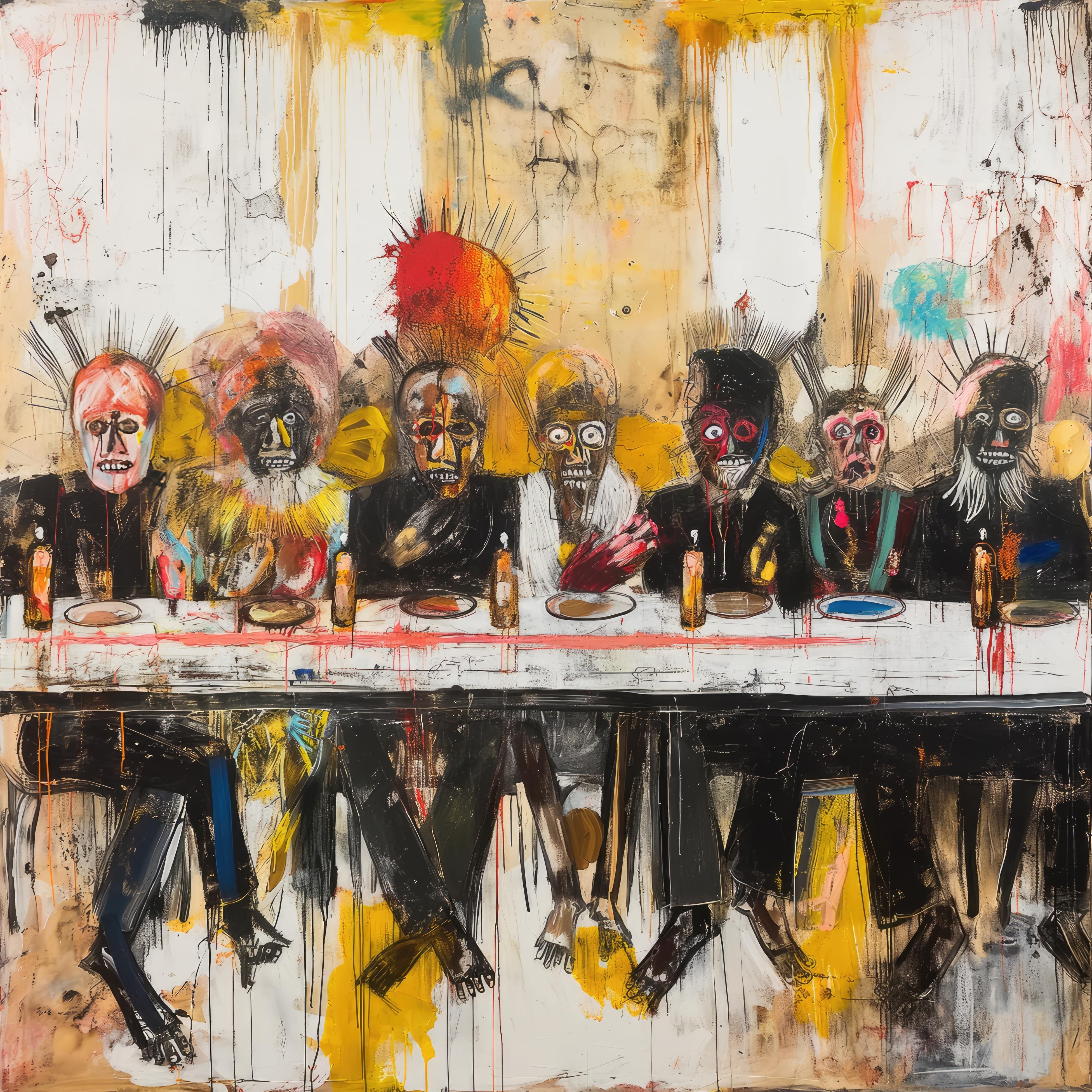 Noah Goldberg, The Last Supper by Basquiat Noah Goldberg, The Last Supper by Basquiat